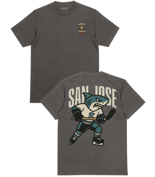 San Jose Hockey v6 T-Shirt - Old Time Sports