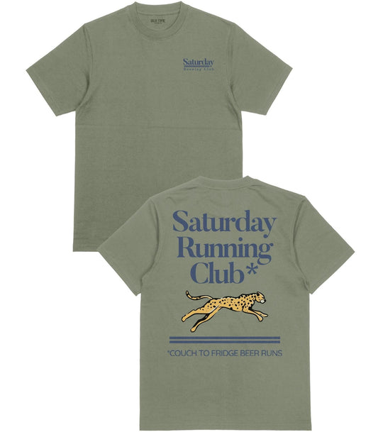 Saturday Running Club* T-shirt - Old Time Sports