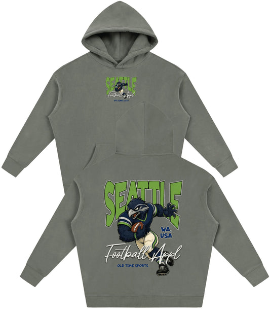 Seattle Football Appl. Warmup Hoodie - Old Time Sports