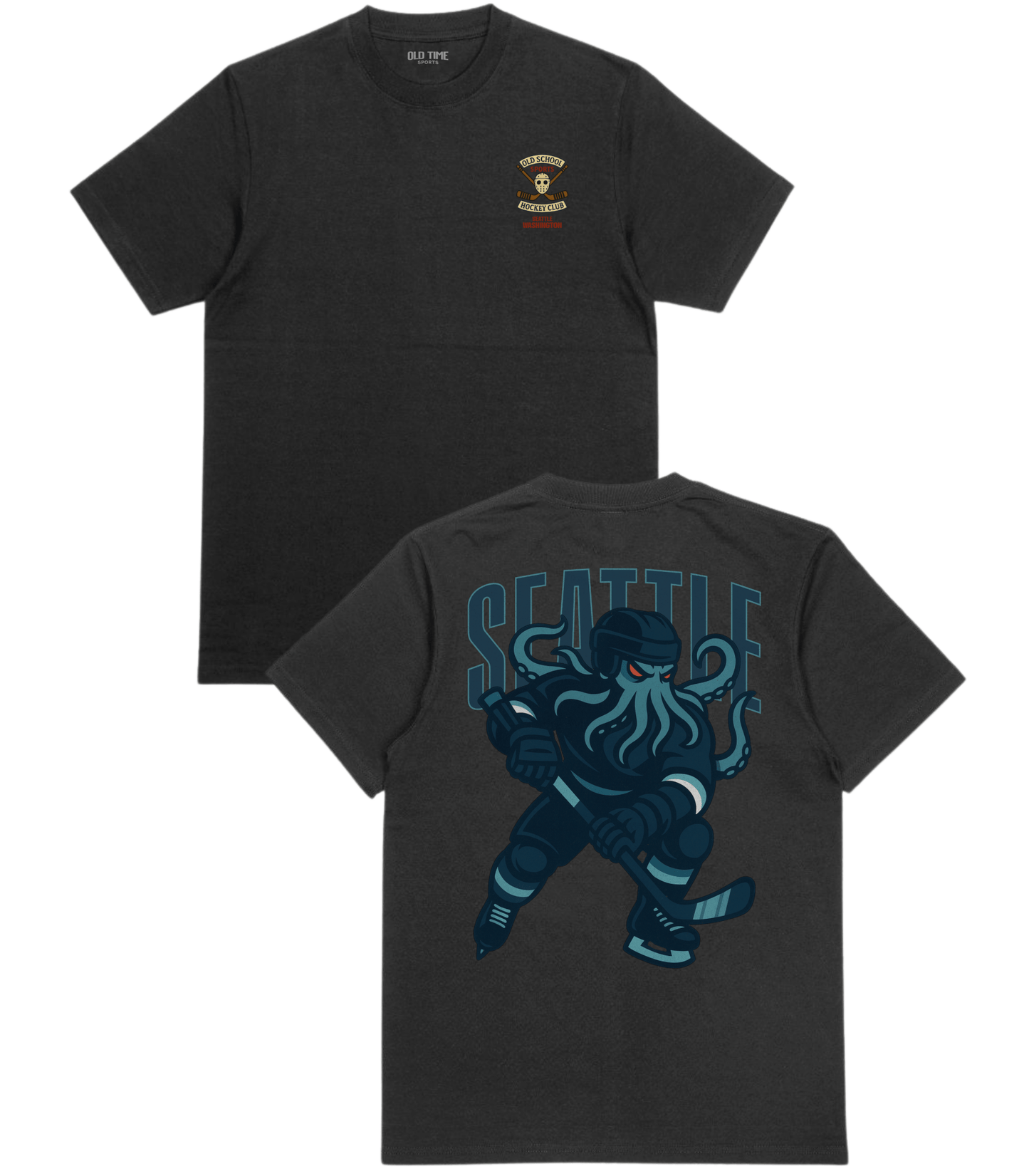 Seattle Hockey v1 T-Shirt - Old Time Sports