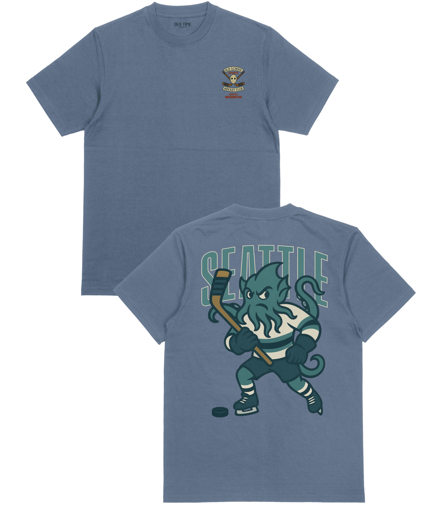 Seattle Hockey v2 T-Shirt - Old Time Sports