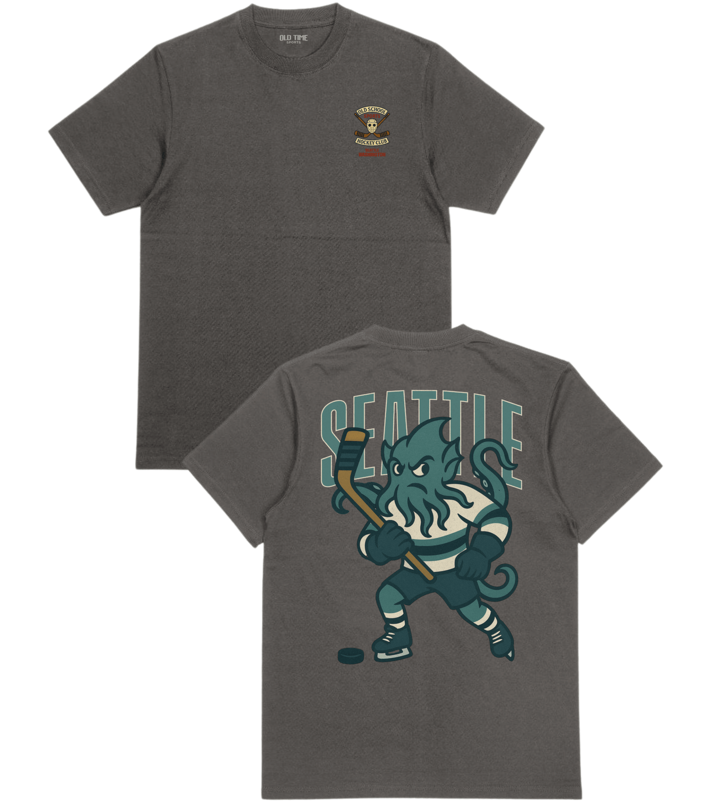 Seattle Hockey v2 T-Shirt - Old Time Sports