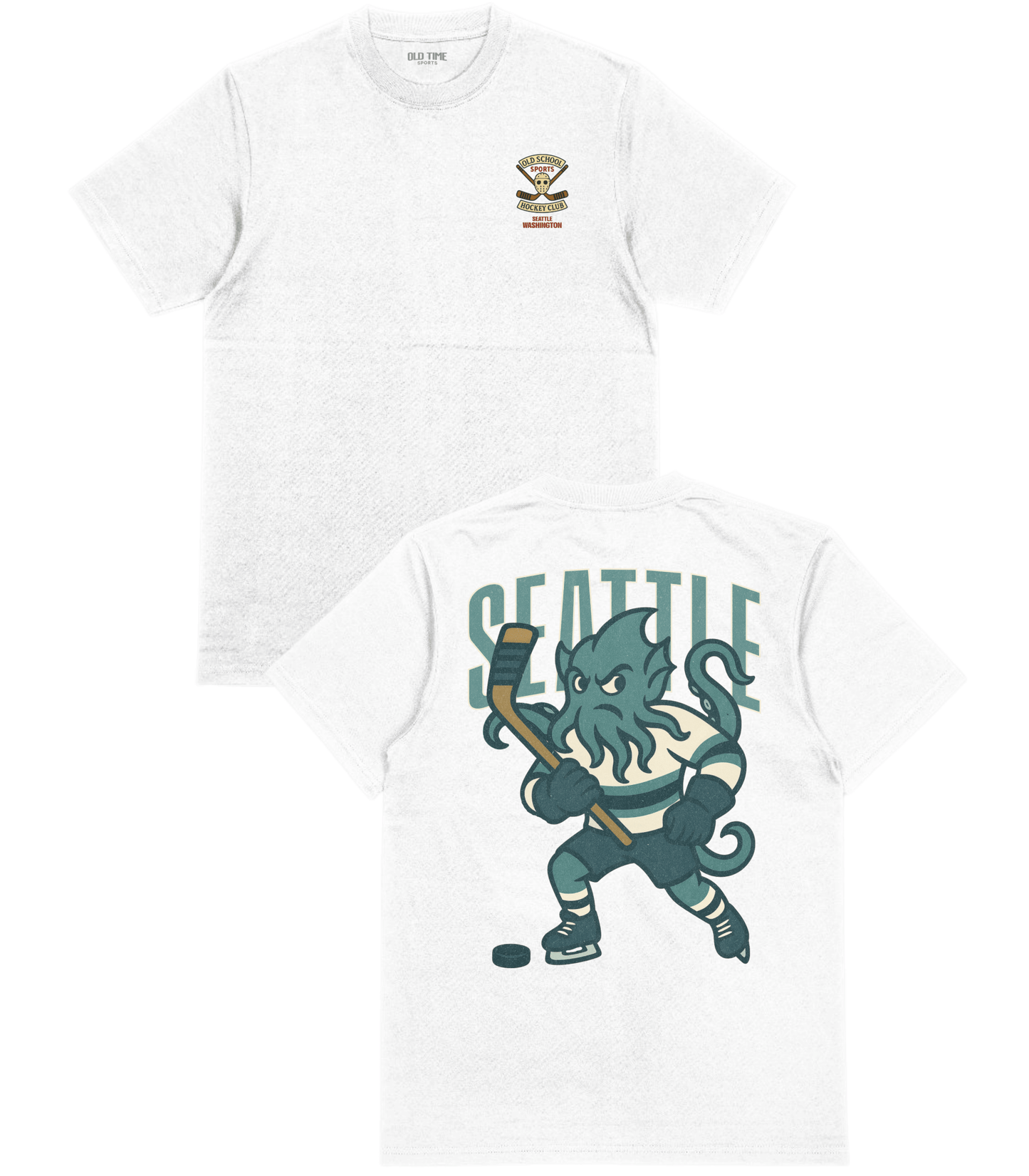Seattle Hockey v2 T-Shirt - Old Time Sports