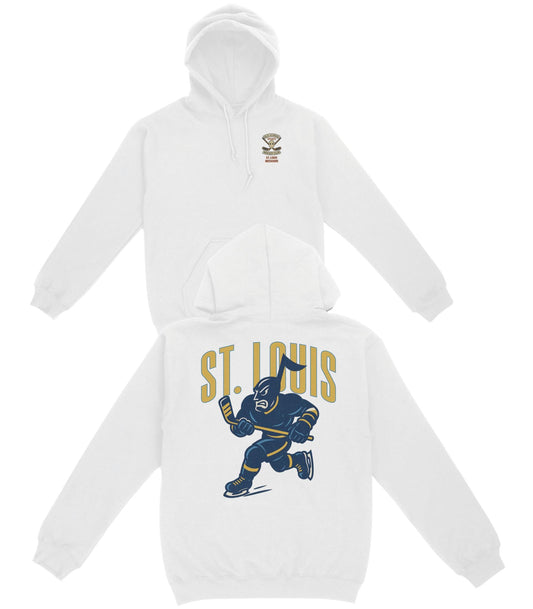 St. Louis Hockey v1 Basic Hoodie
