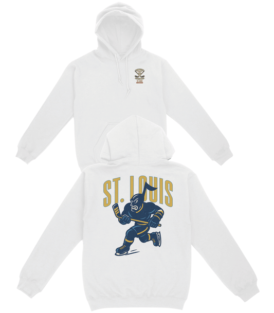 St. Louis Hockey v1 Basic Hoodie - Old Time Sports