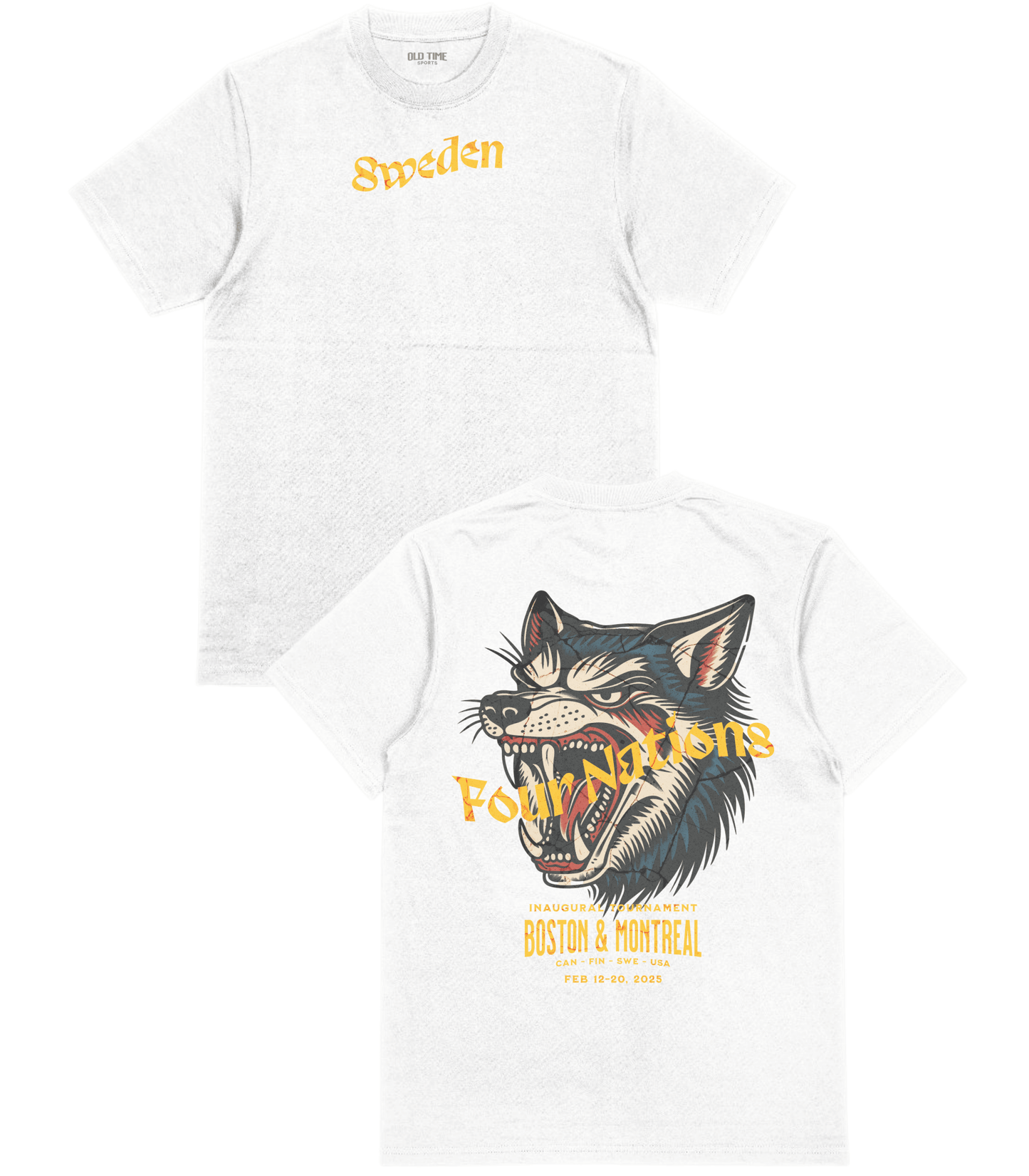 Sweden Four Nations T-Shirt - Old Time Sports