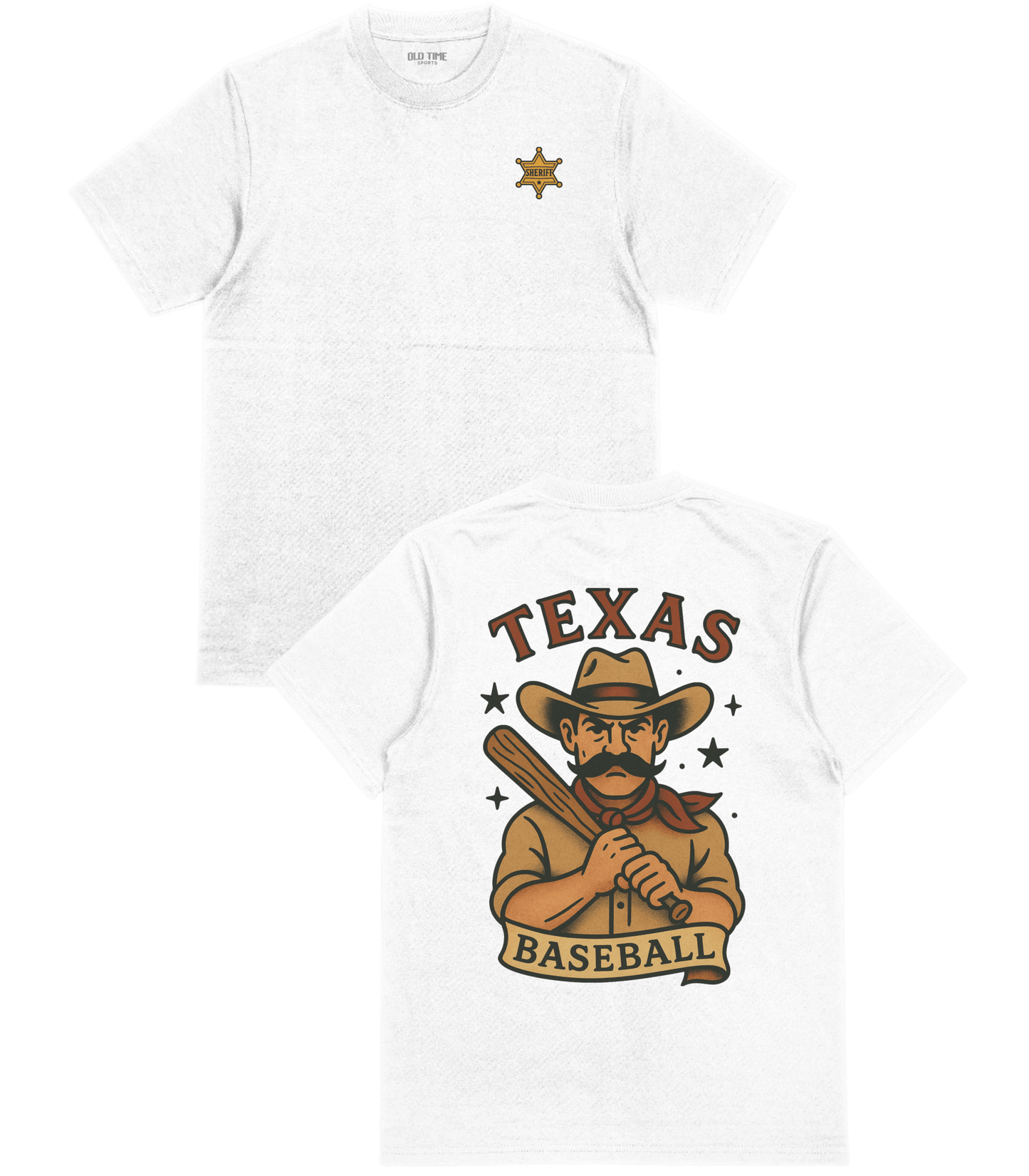 TEX Baseball T-Shirt - Old Time Sports