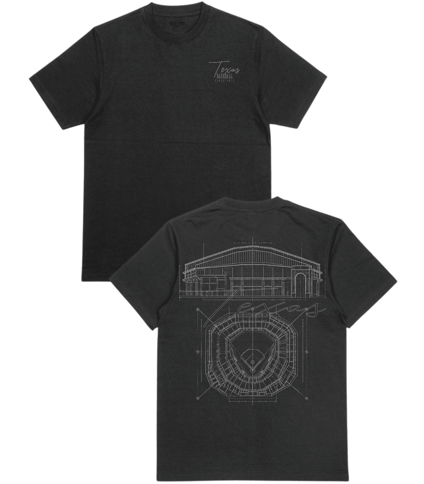 Texas Blueprints T-Shirt - Old Time Sports