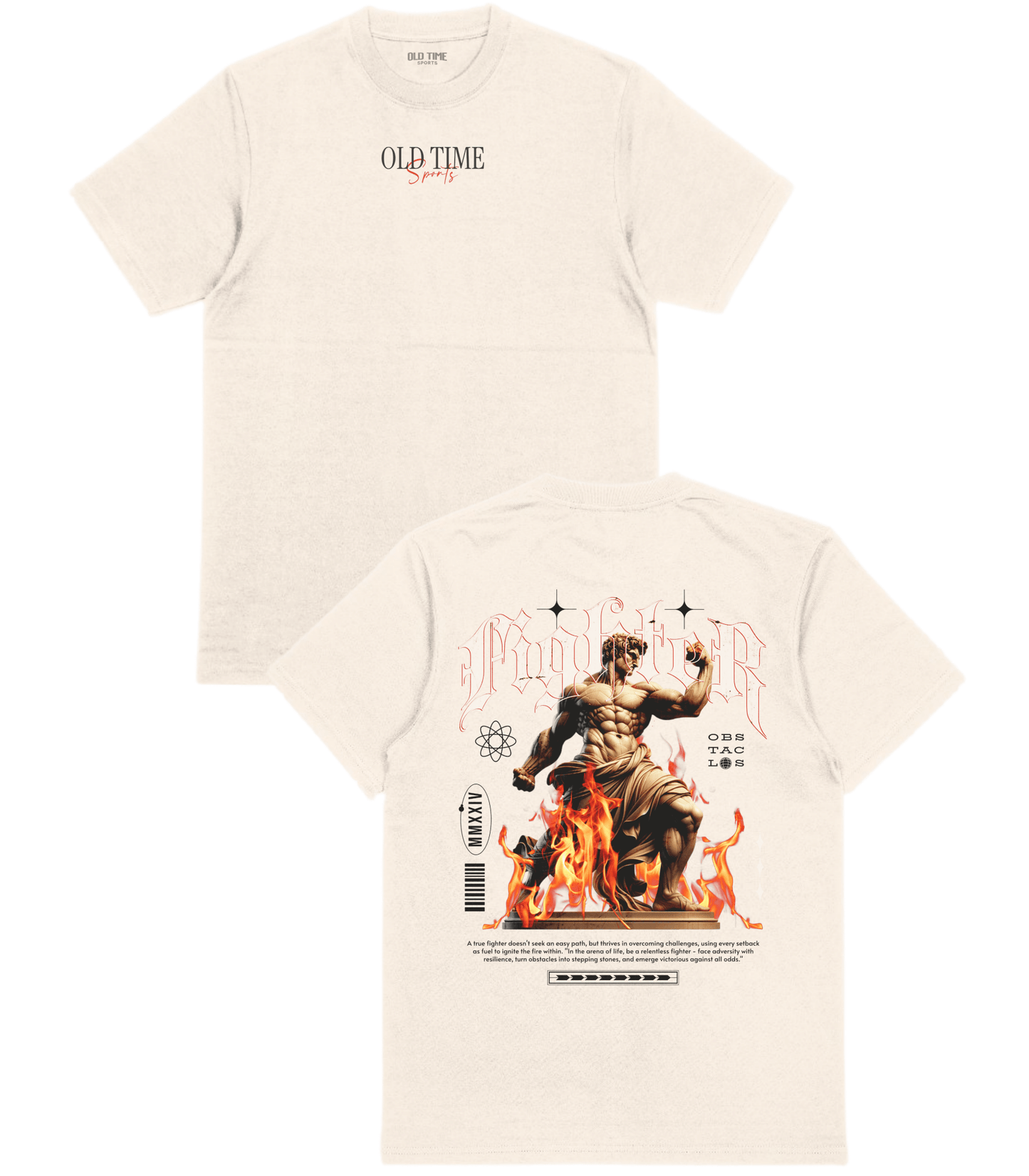 The Fighter T-Shirt - Old Time Sports