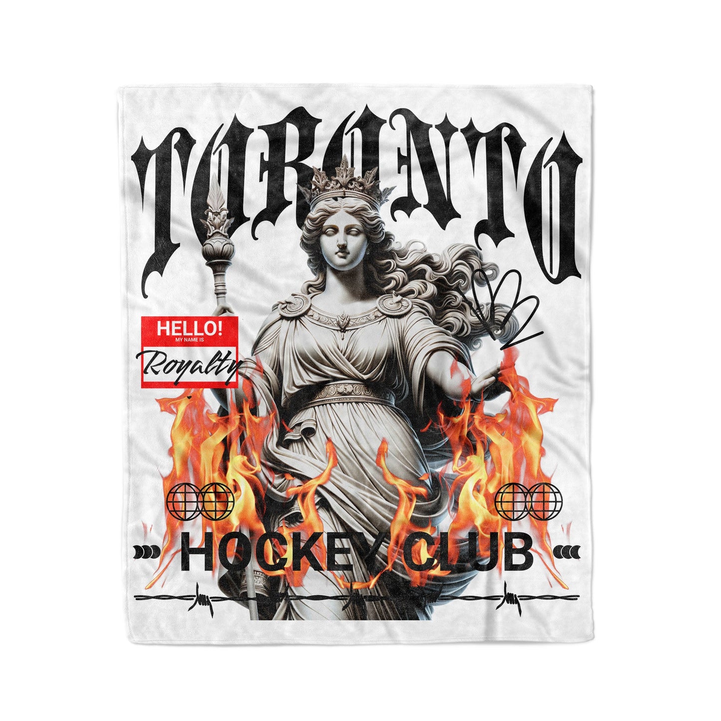 Toronto Women's HC 50x60in Fleece Blanket - Old Time Sports