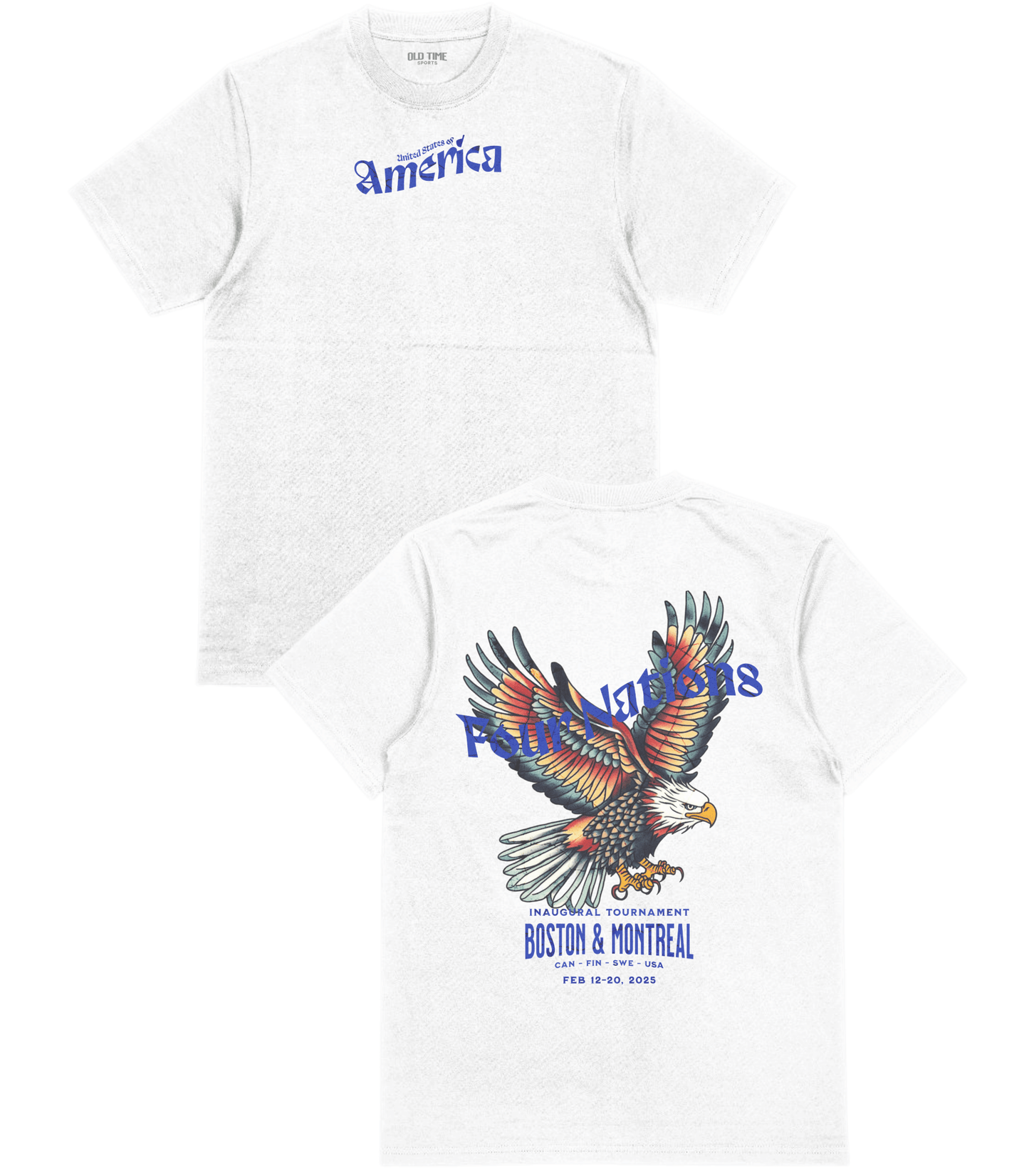 US Four Nations T-Shirt - Old Time Sports