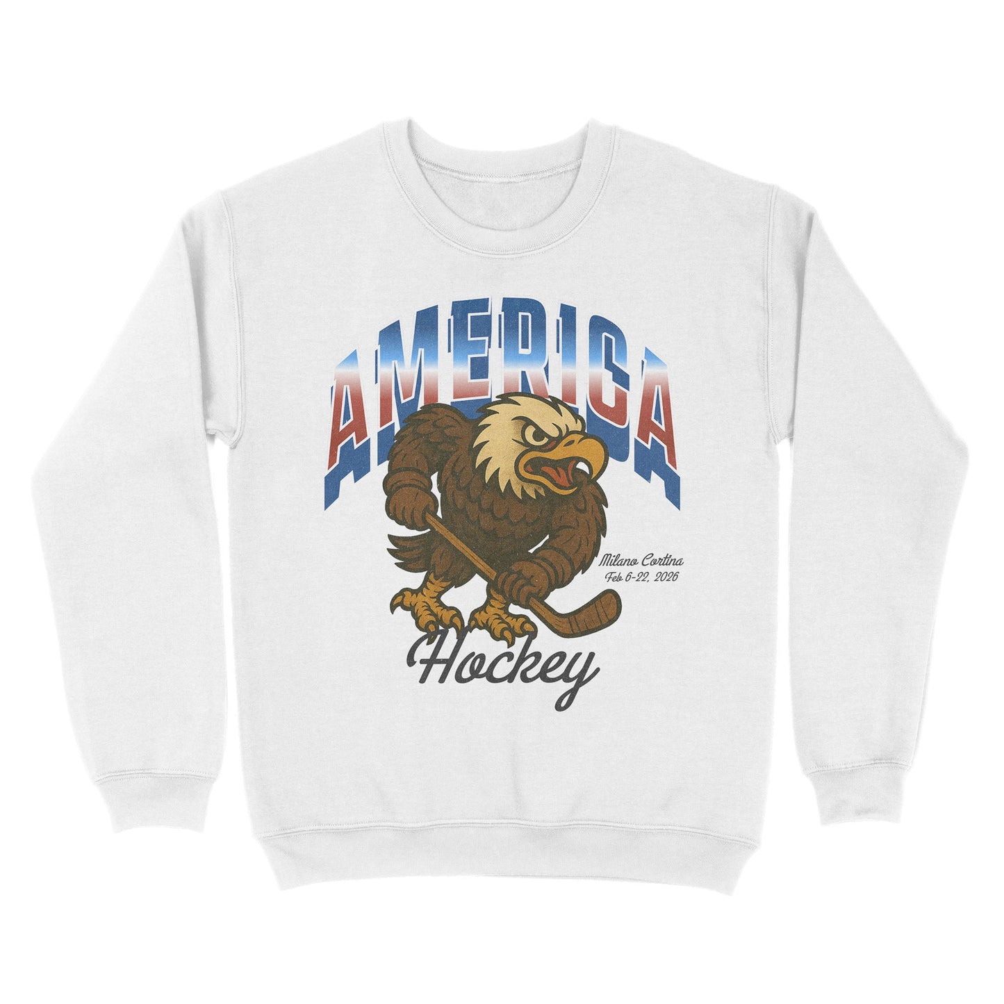 USA Hockey Basic Crewneck - Old Time Sports