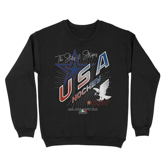 USA Hockey v2 Basic Crewneck - Old Time Sports