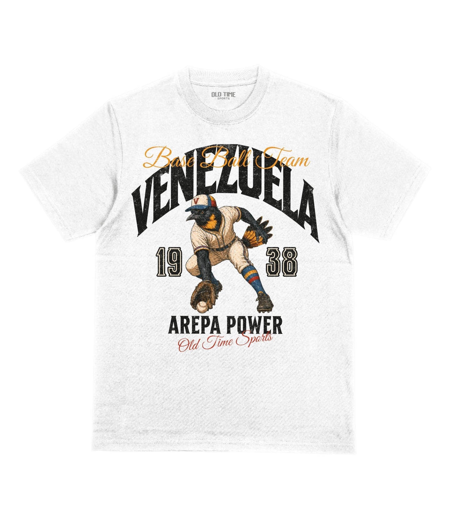 Venezuela Base Ball Team v2 T-Shirt - Old Time Sports