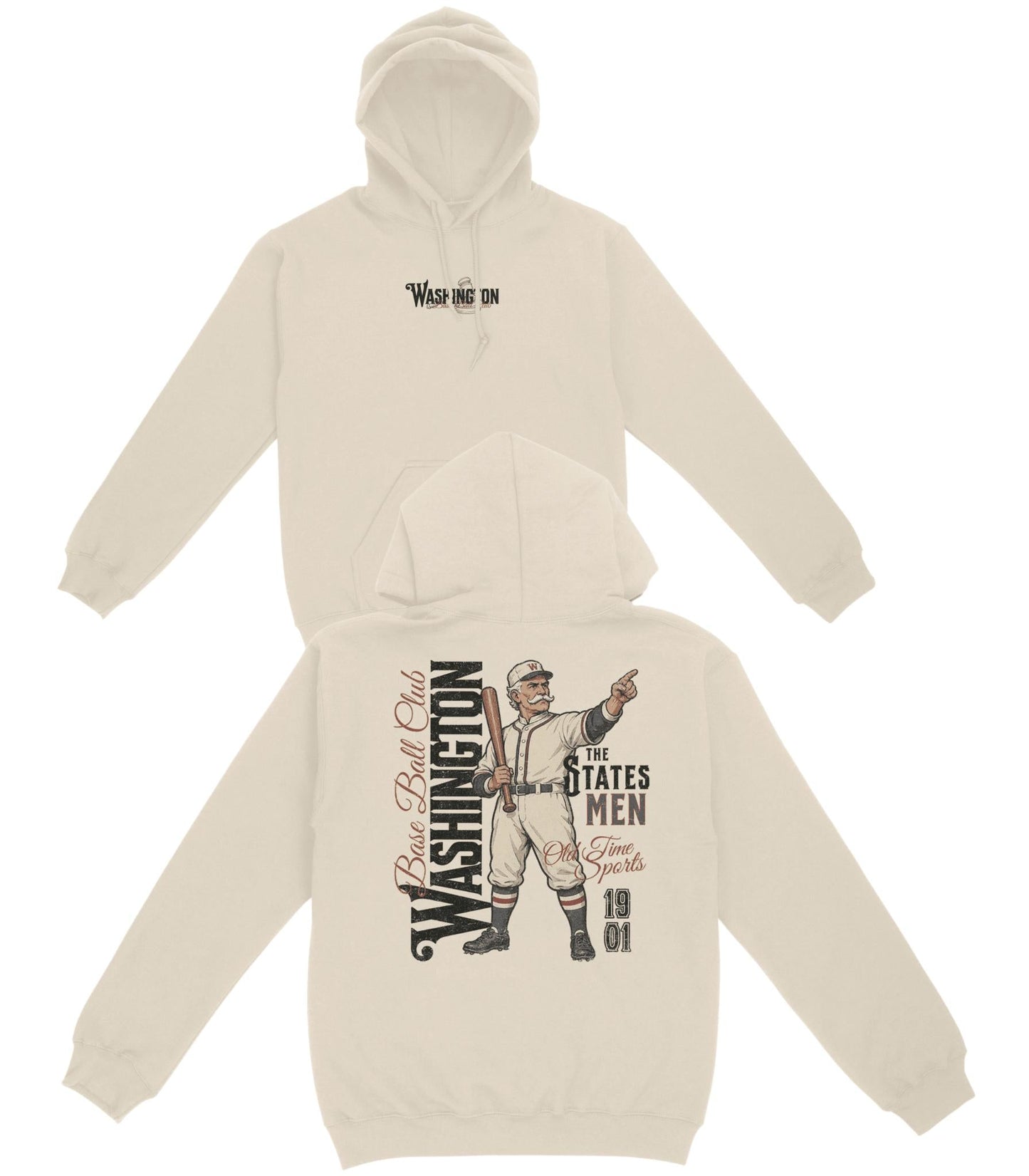 Washington Base Ball Club Basic Hoodie - Old Time Sports