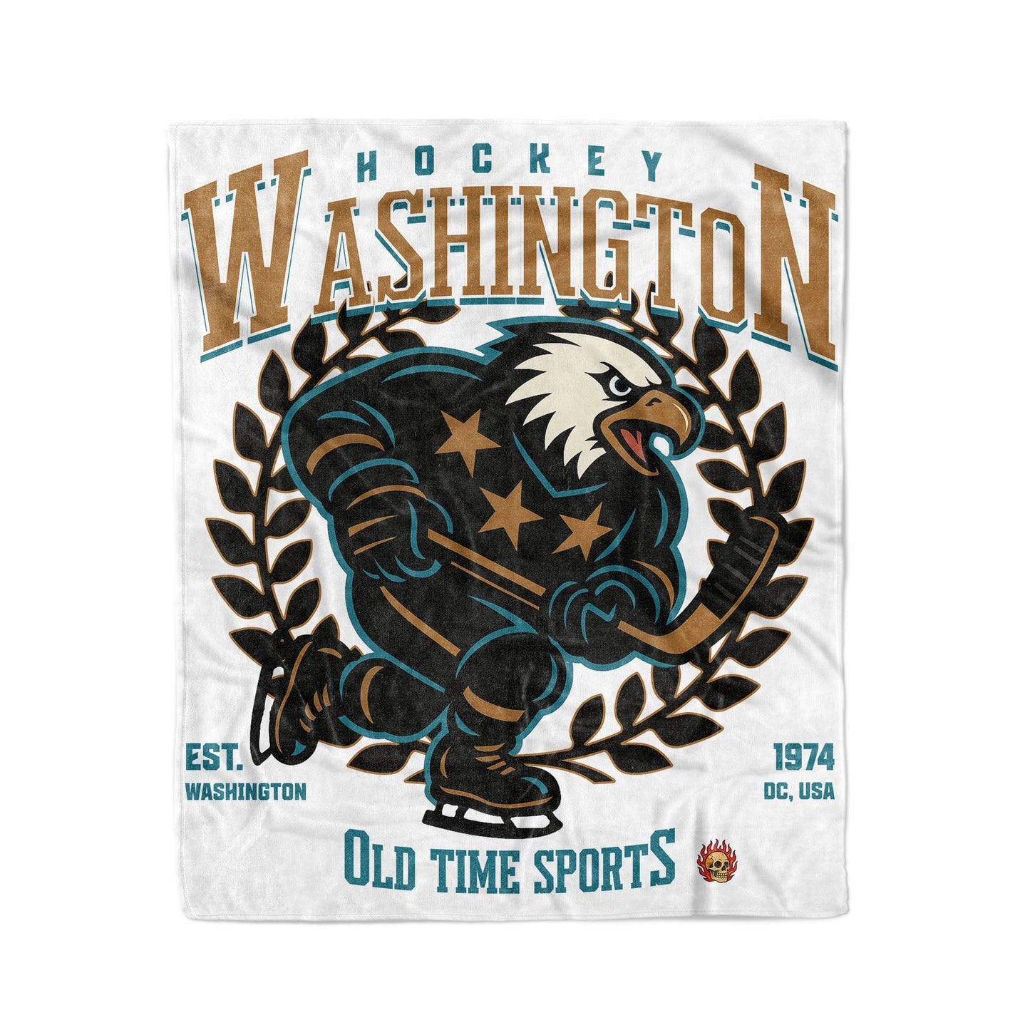 Washington Hockey 50x60in Fleece Blanket - Old Time Sports