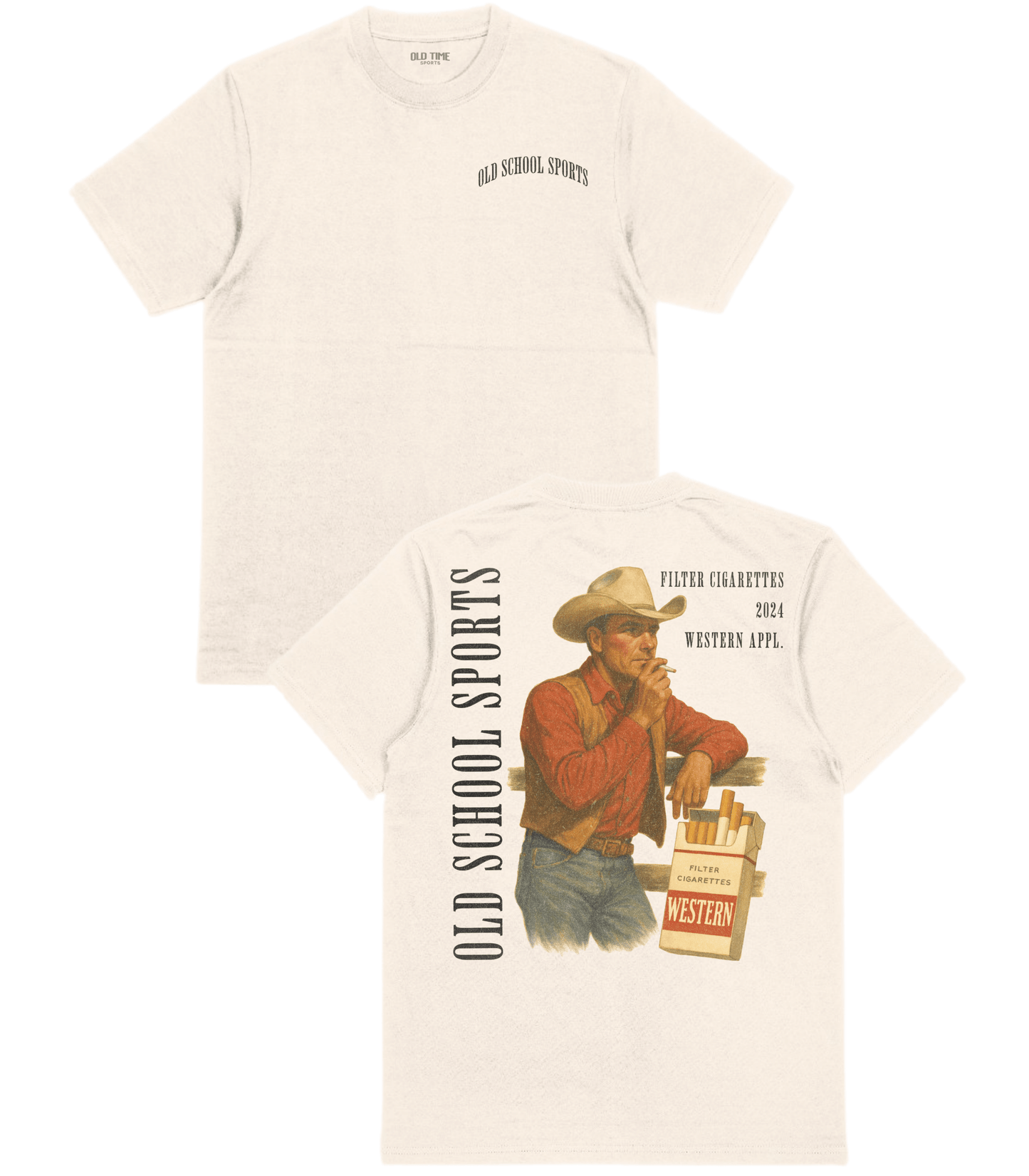 Western Appl. T-Shirt - Old Time Sports