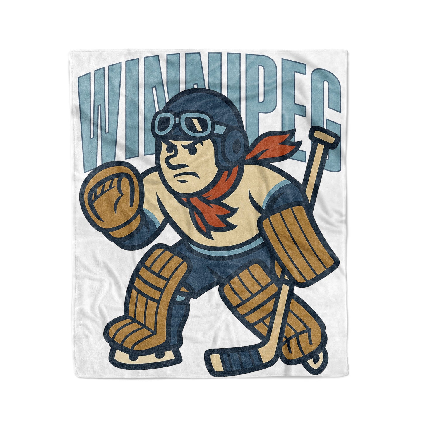 Winnipeg Hockey 50x60in Fleece Blanket - Old Time Sports