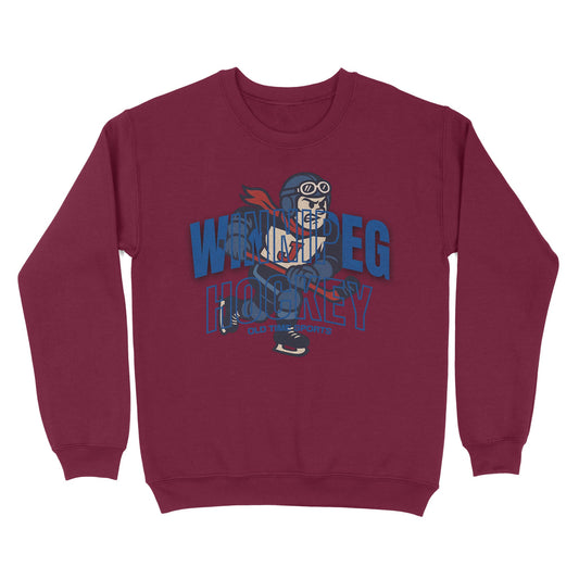 Winnipeg Hockey Basic Crewneck - Old Time Sports