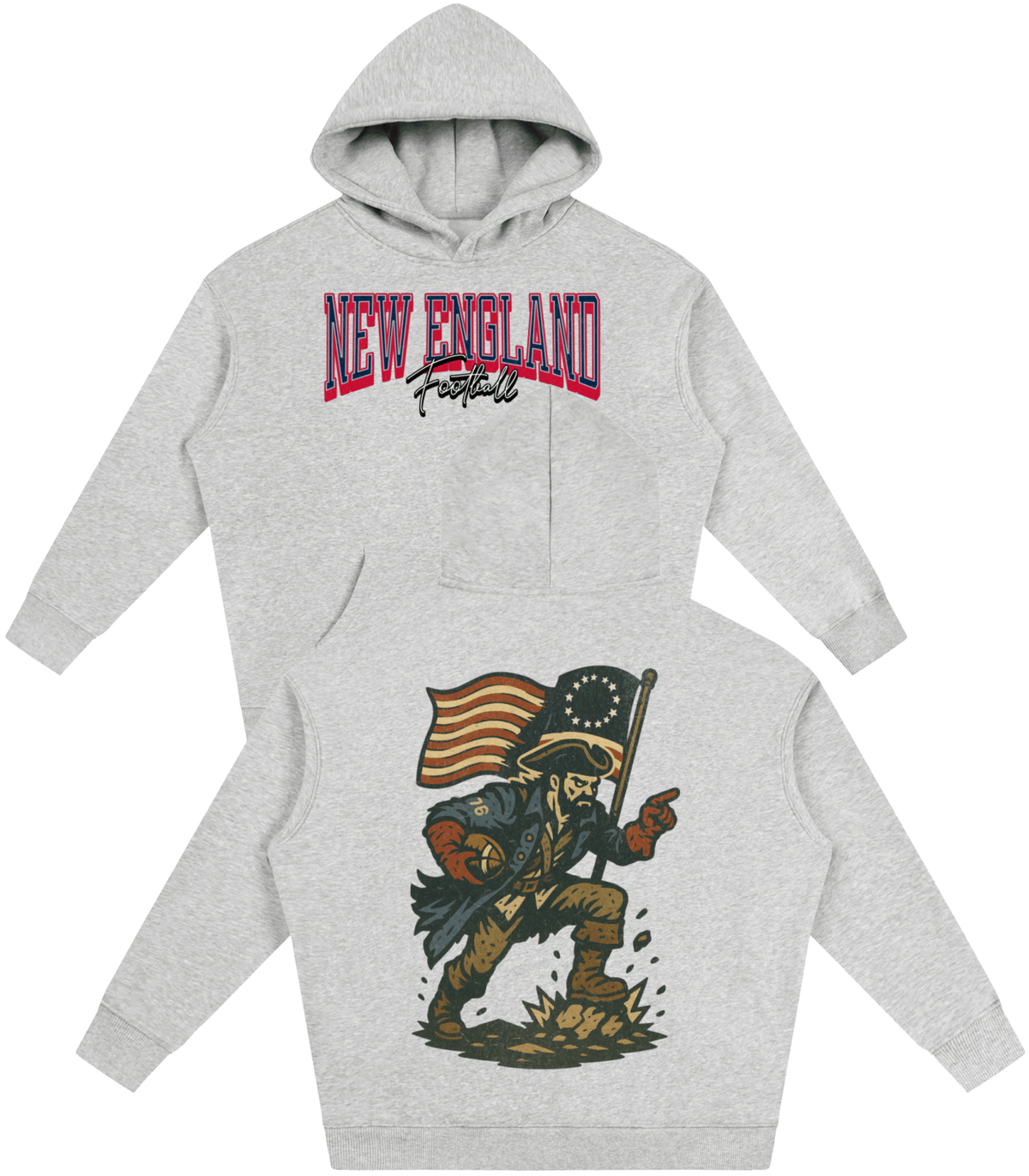 New England Football Warmup Hoodie