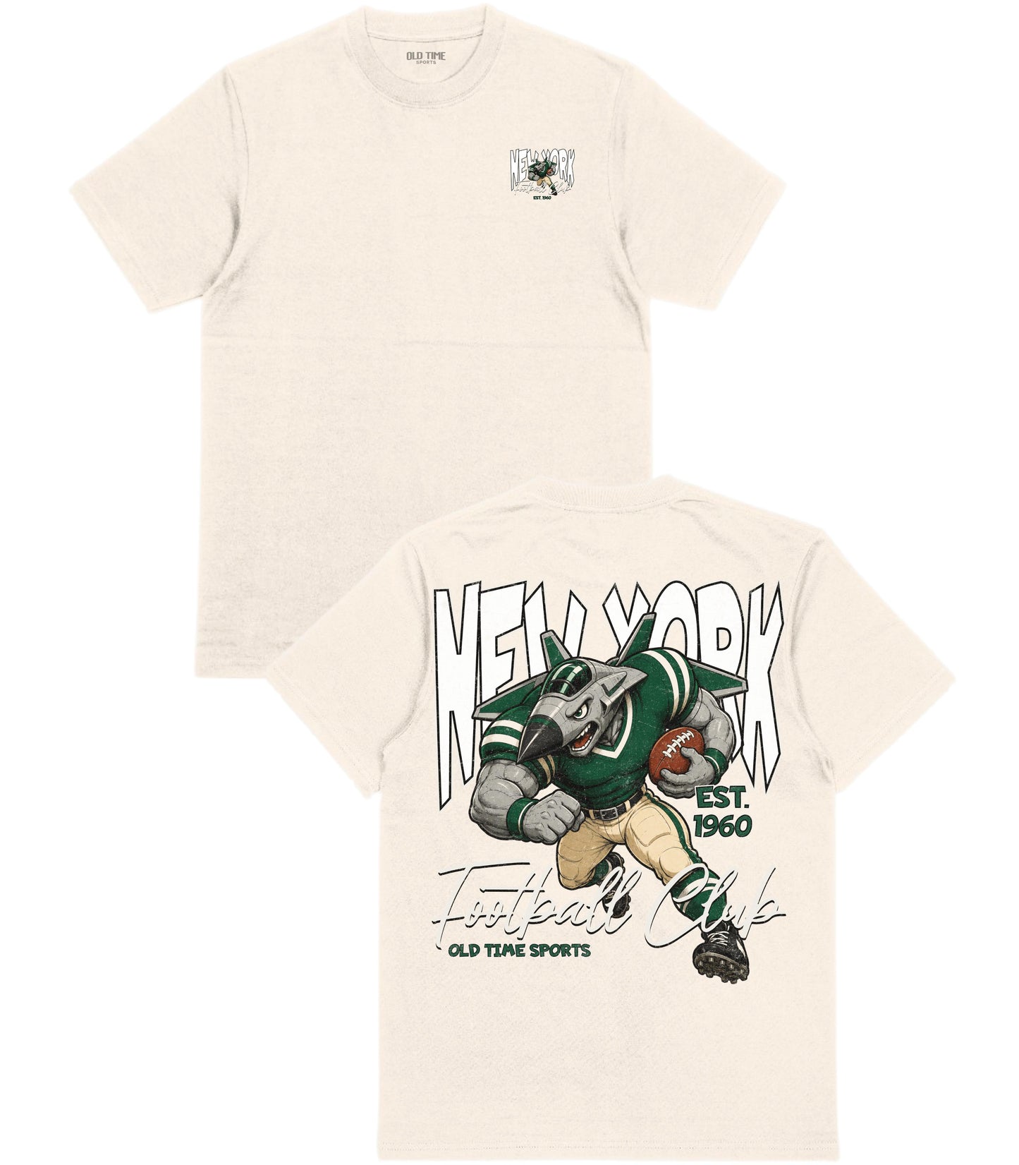 New York Football 1960 T-Shirt- Old Time Sports