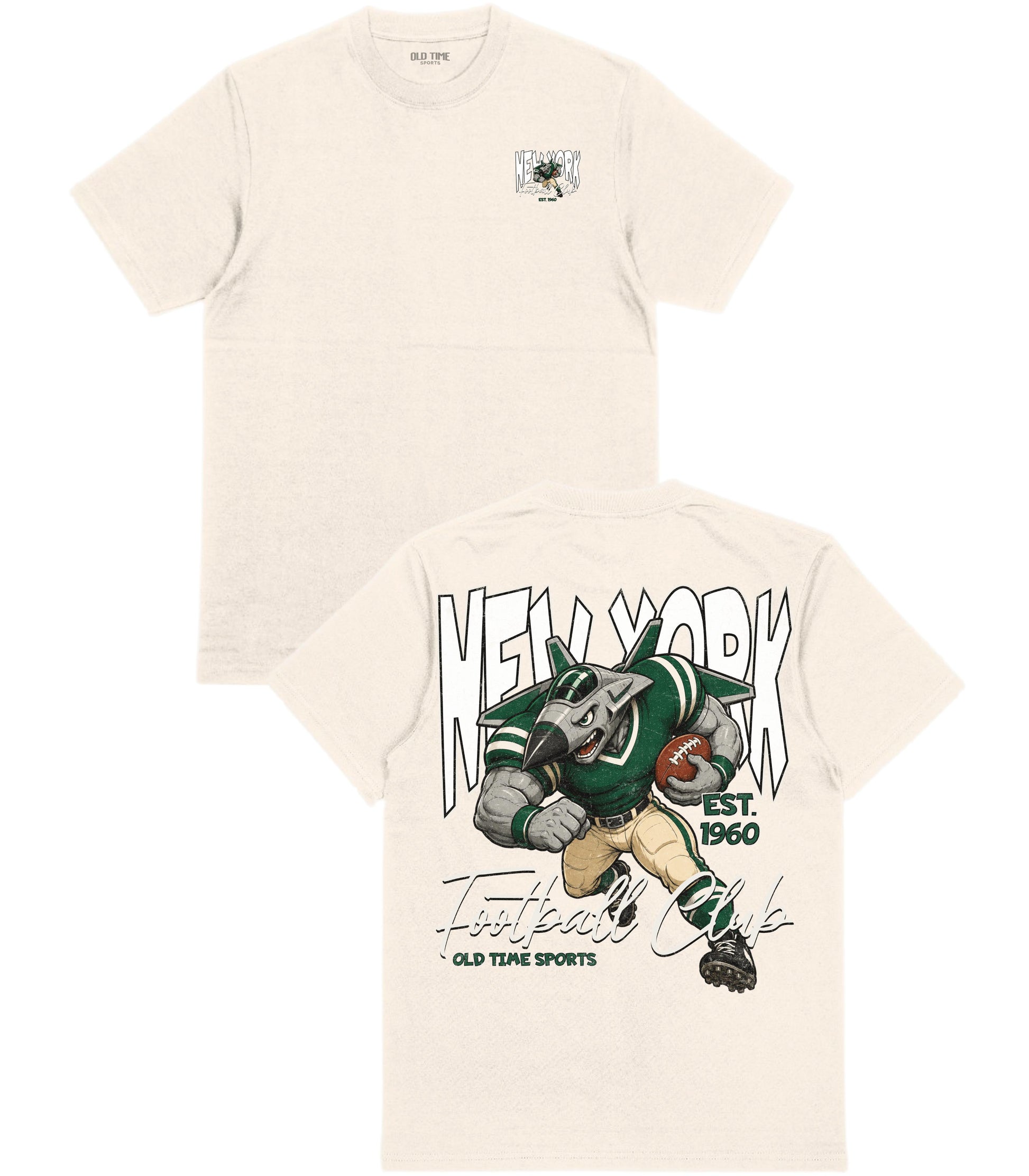 New York Football 1960 T-Shirt- Old Time Sports