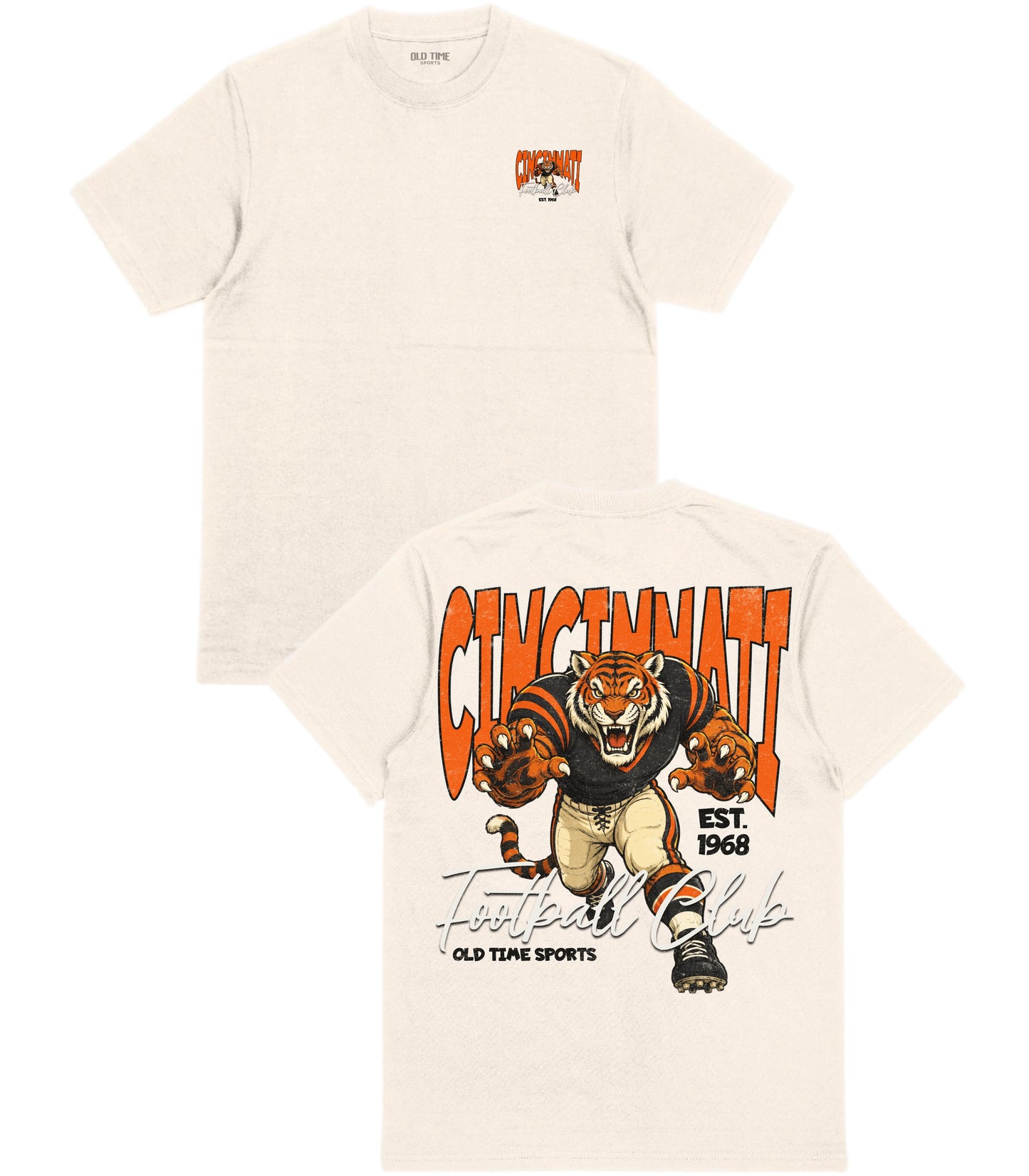 Cincinnati Football 1968 T-Shirt- Old Time Sports