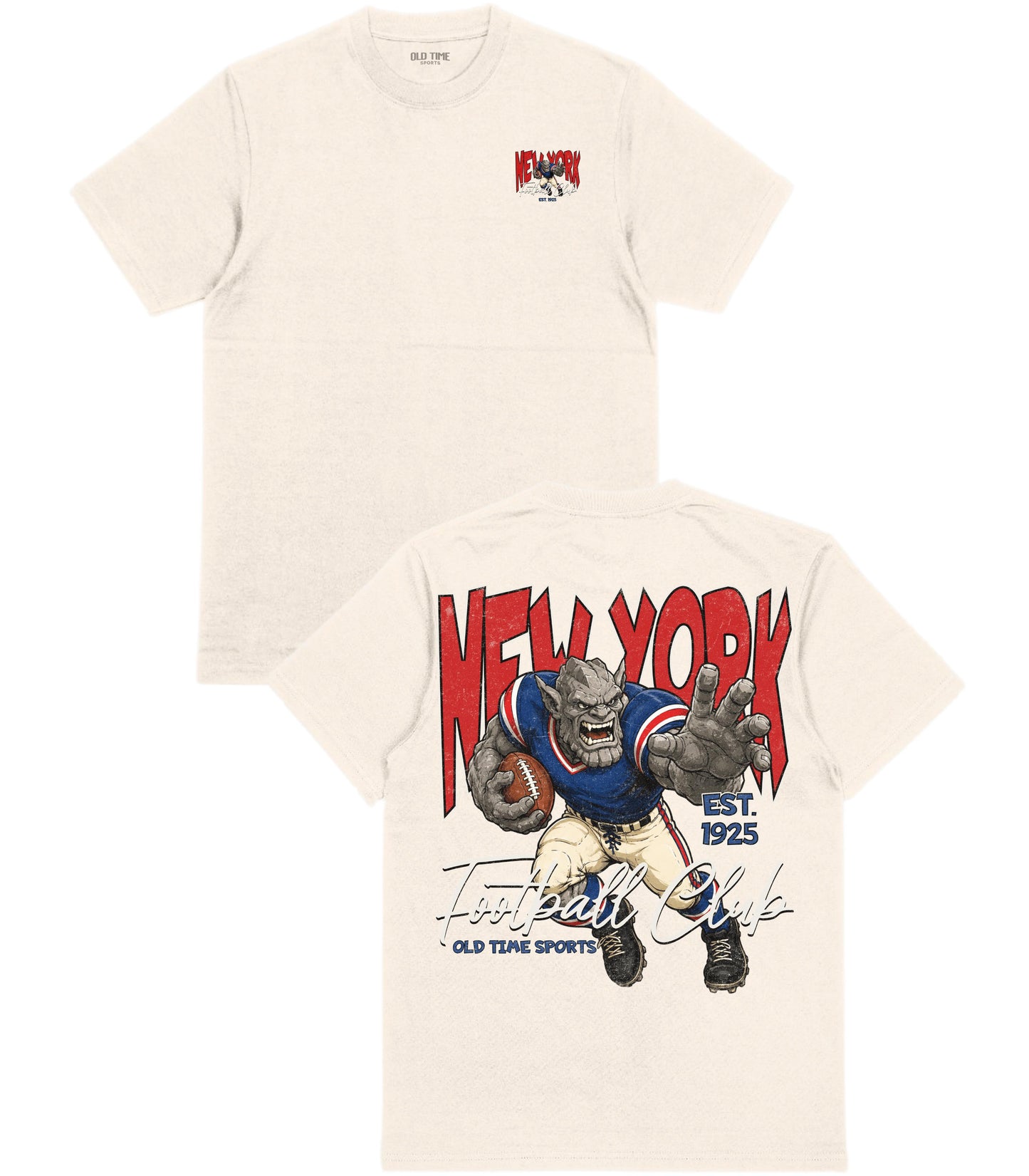 New York Football 1925 T-Shirt- Old Time Sports