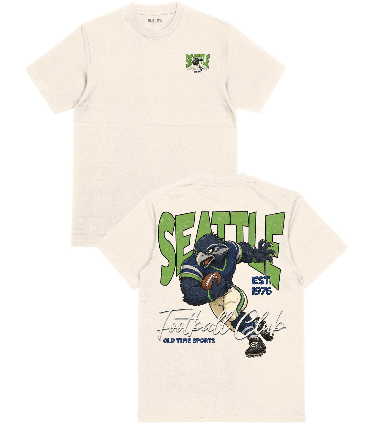 Seattle Football 1976 T-Shirt- Old Time Sports