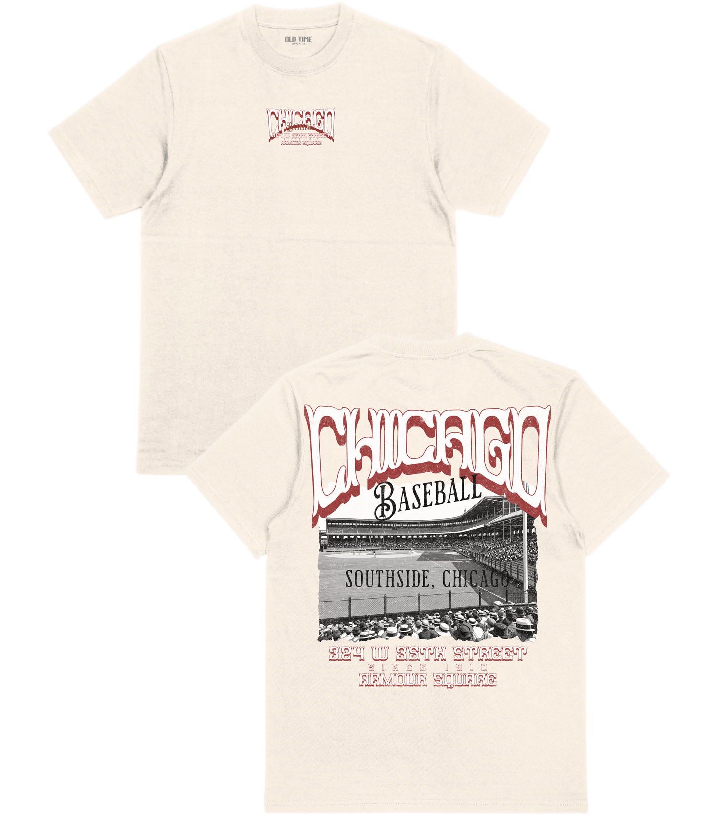 CHI Baseball Poster T-Shirt- Old Time Sports