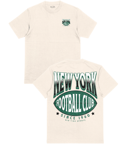Queens New York Football T-Shirt- Old Time Sports