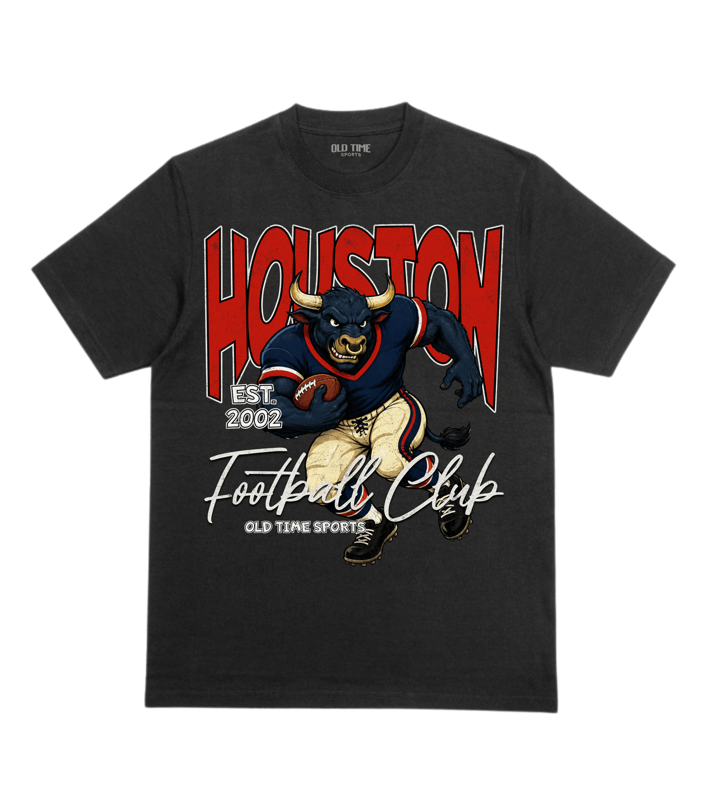 Houston Football 2002 v2 T-Shirt- Old Time Sports