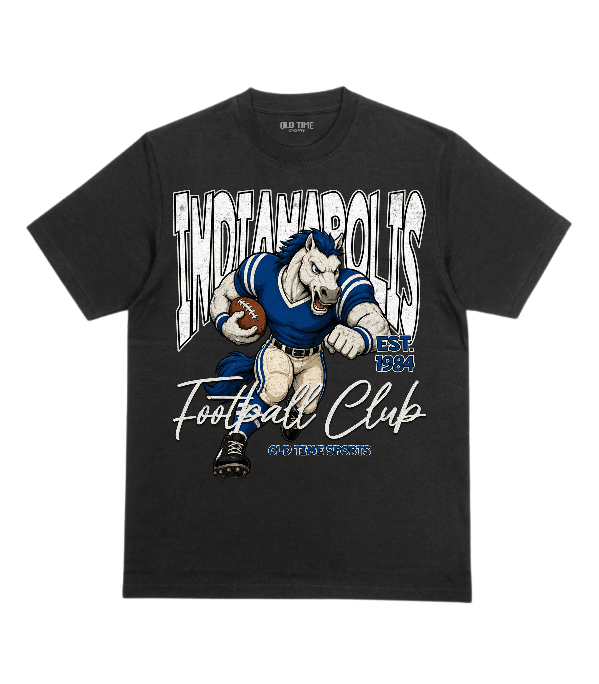 Indianapolis Football 1984 v2 T-Shirt- Old Time Sports