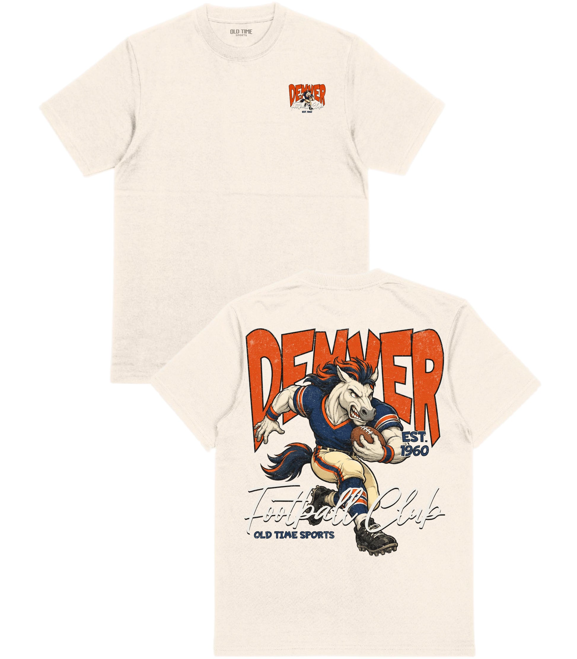 Denver Football 1960 T-Shirt- Old Time Sports