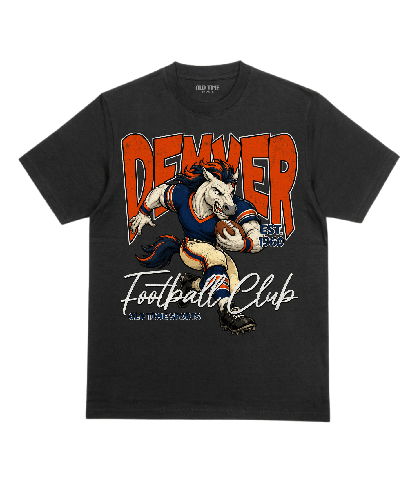 Denver Football 1960 v2 T-Shirt- Old Time Sports