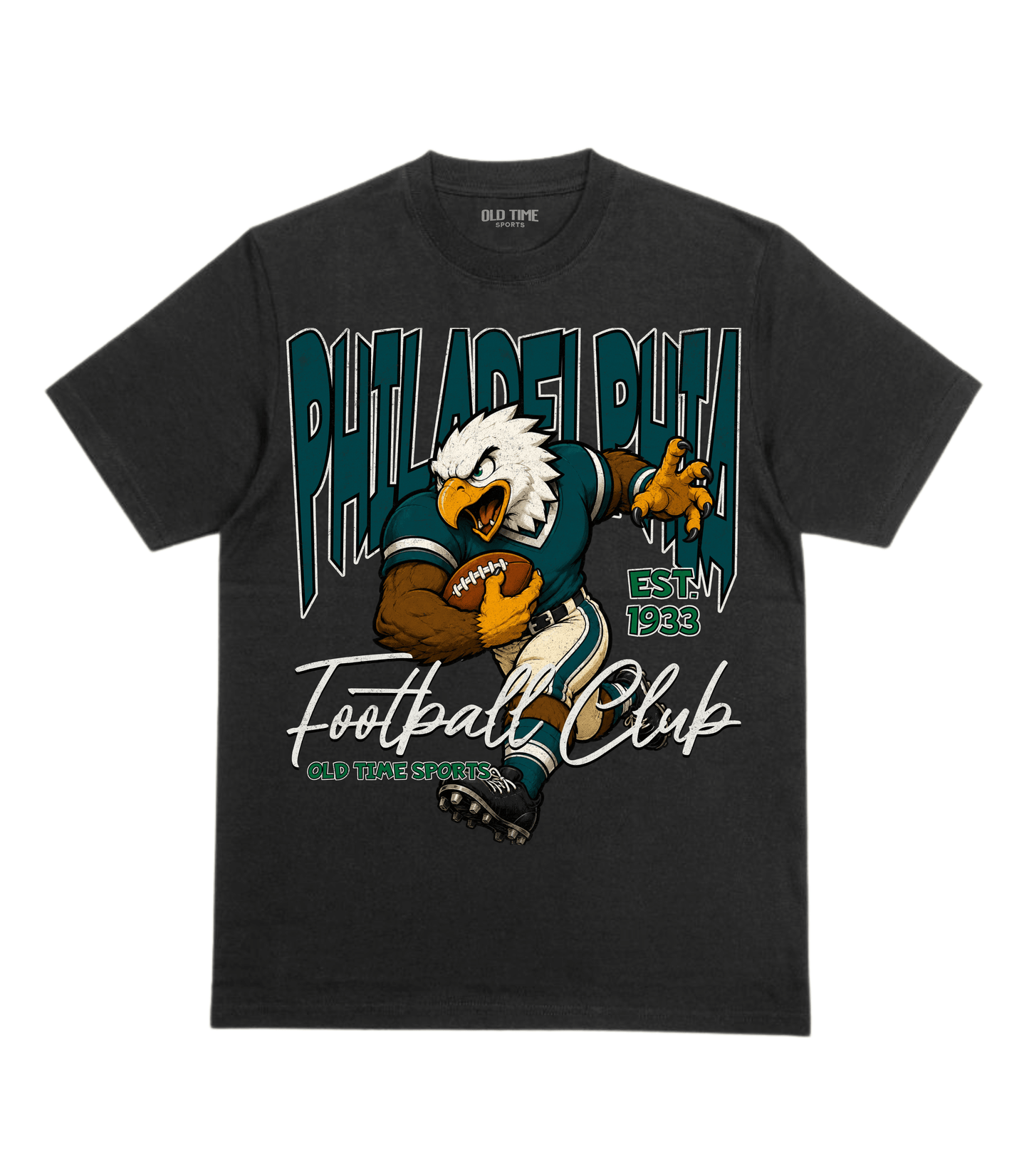 Philadelphia Football 1933 v2 T-Shirt- Old Time Sports