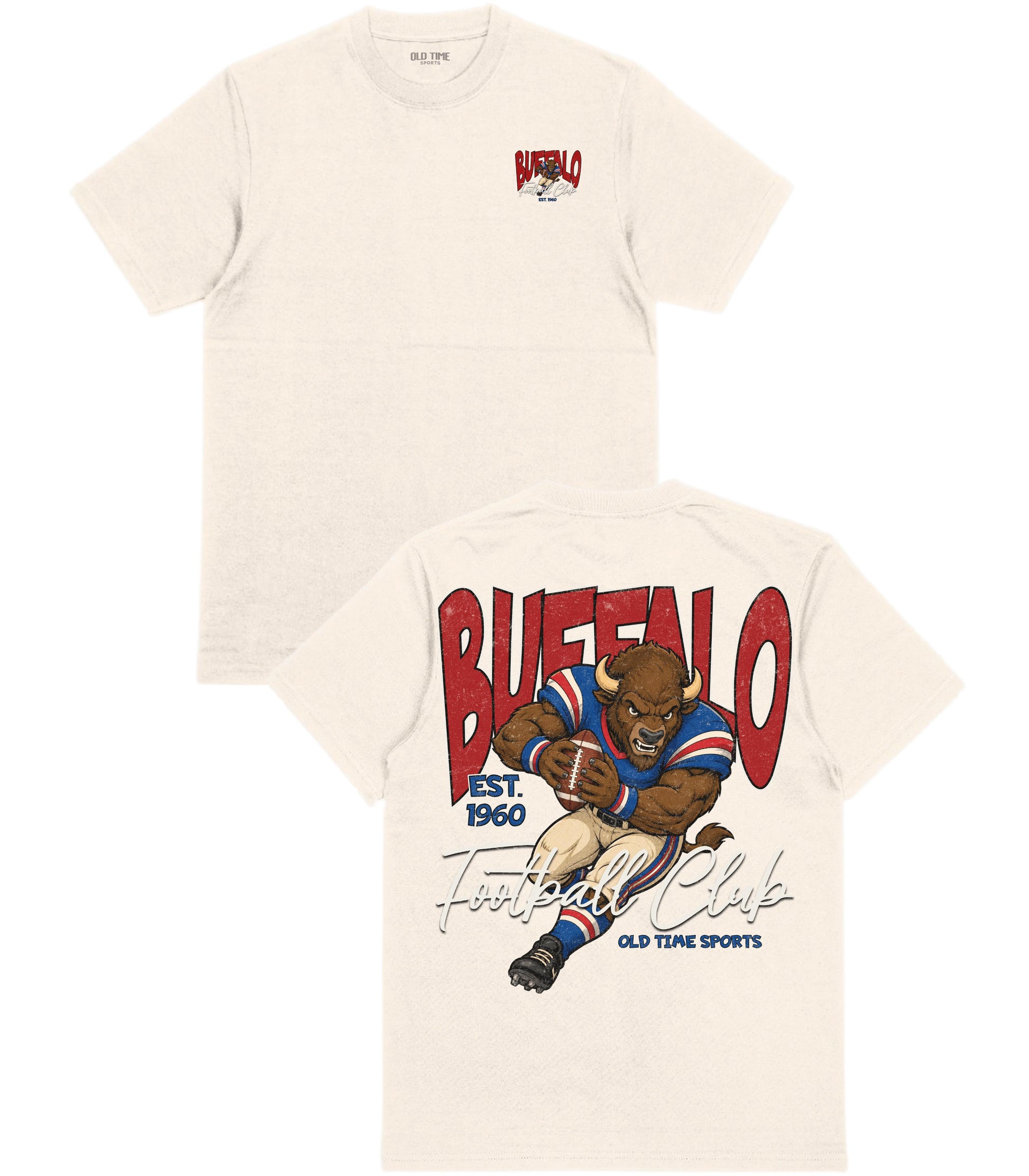 Buffalo Football 1960 T-Shirt- Old time Spors