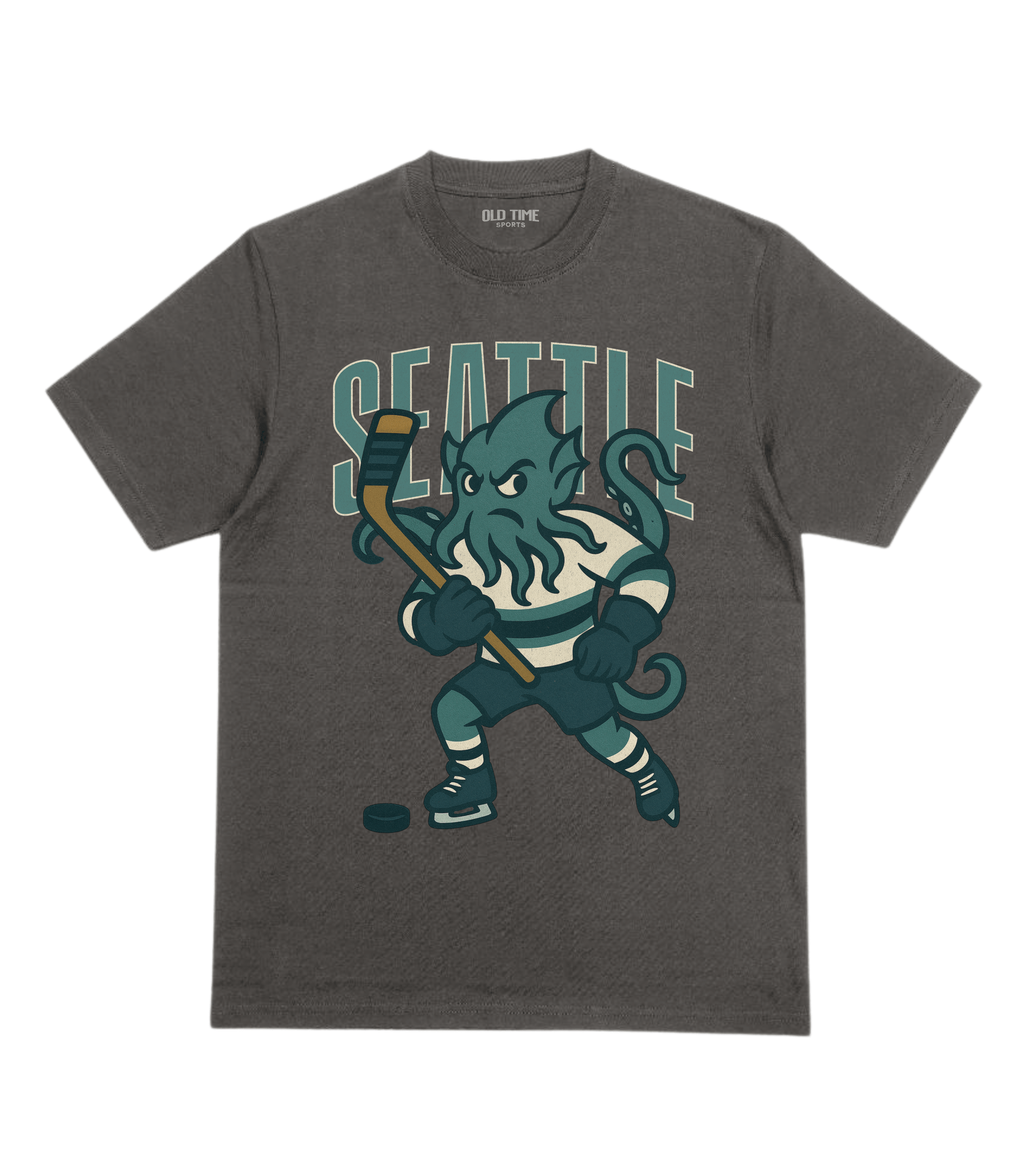 Seattle Hockey v2 FRONT T-Shirt- Old Time Sports