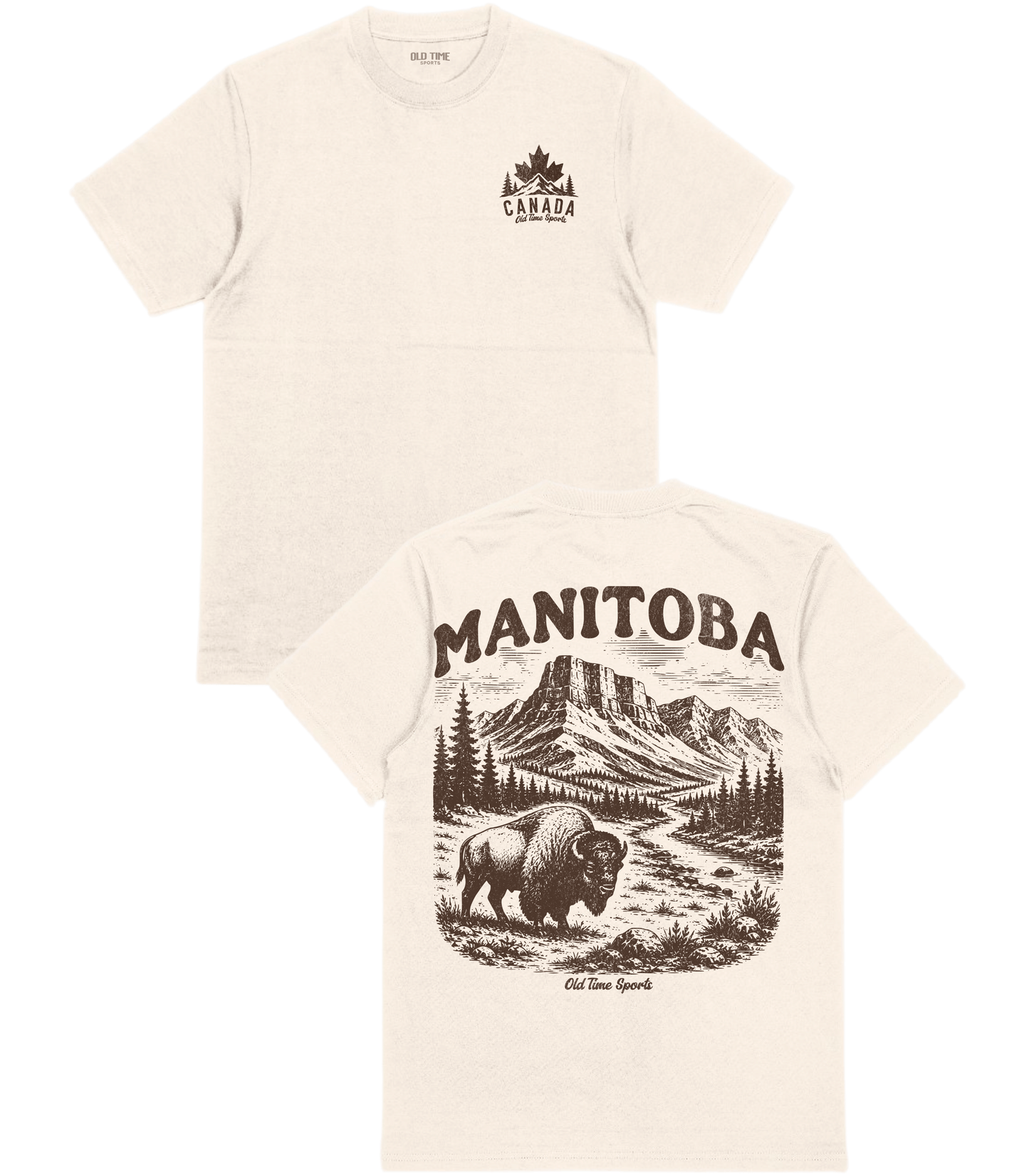 Manitoba Canada T-Shirt- Old Time Sports