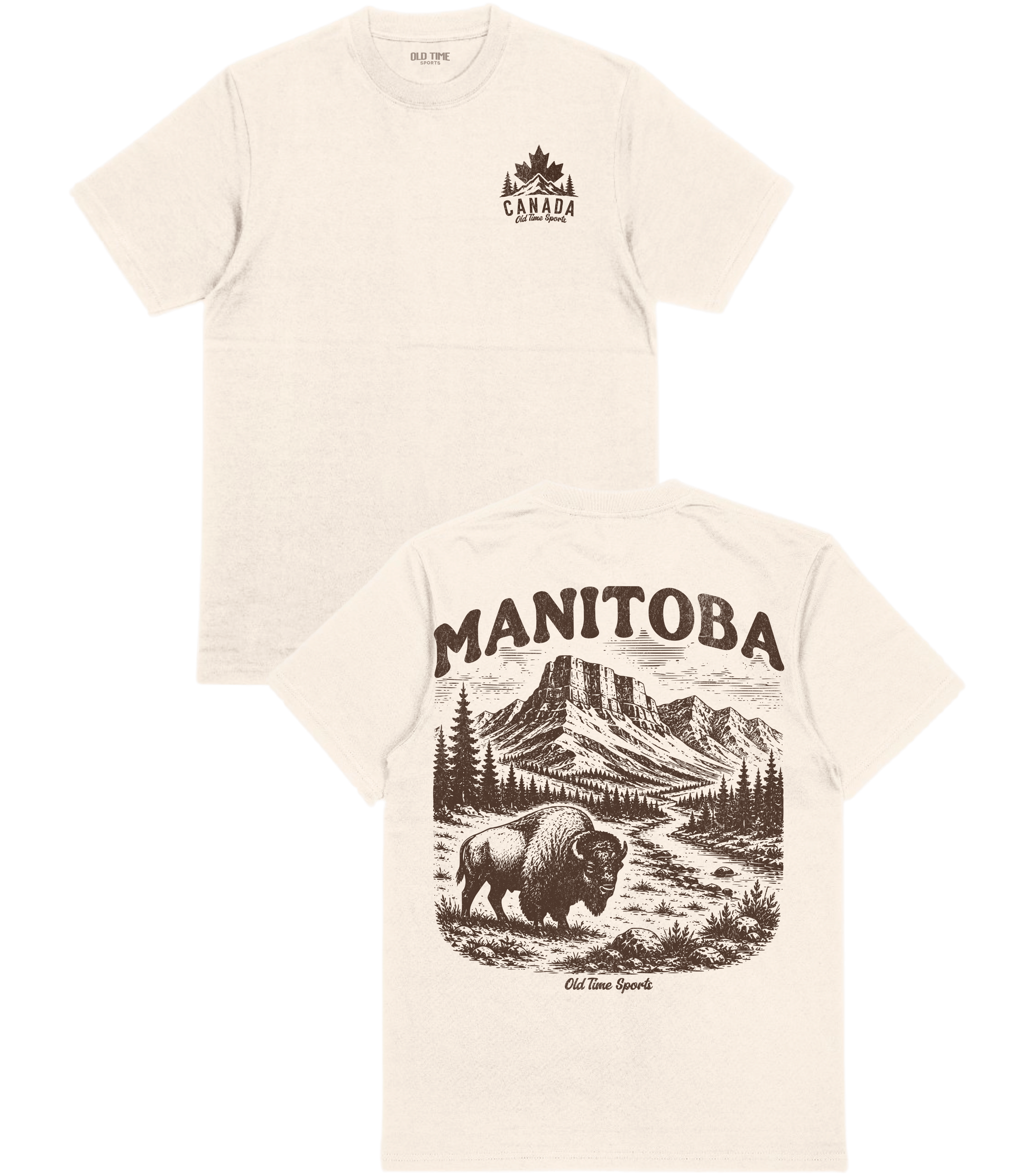 Manitoba Canada T-Shirt- Old Time Sports
