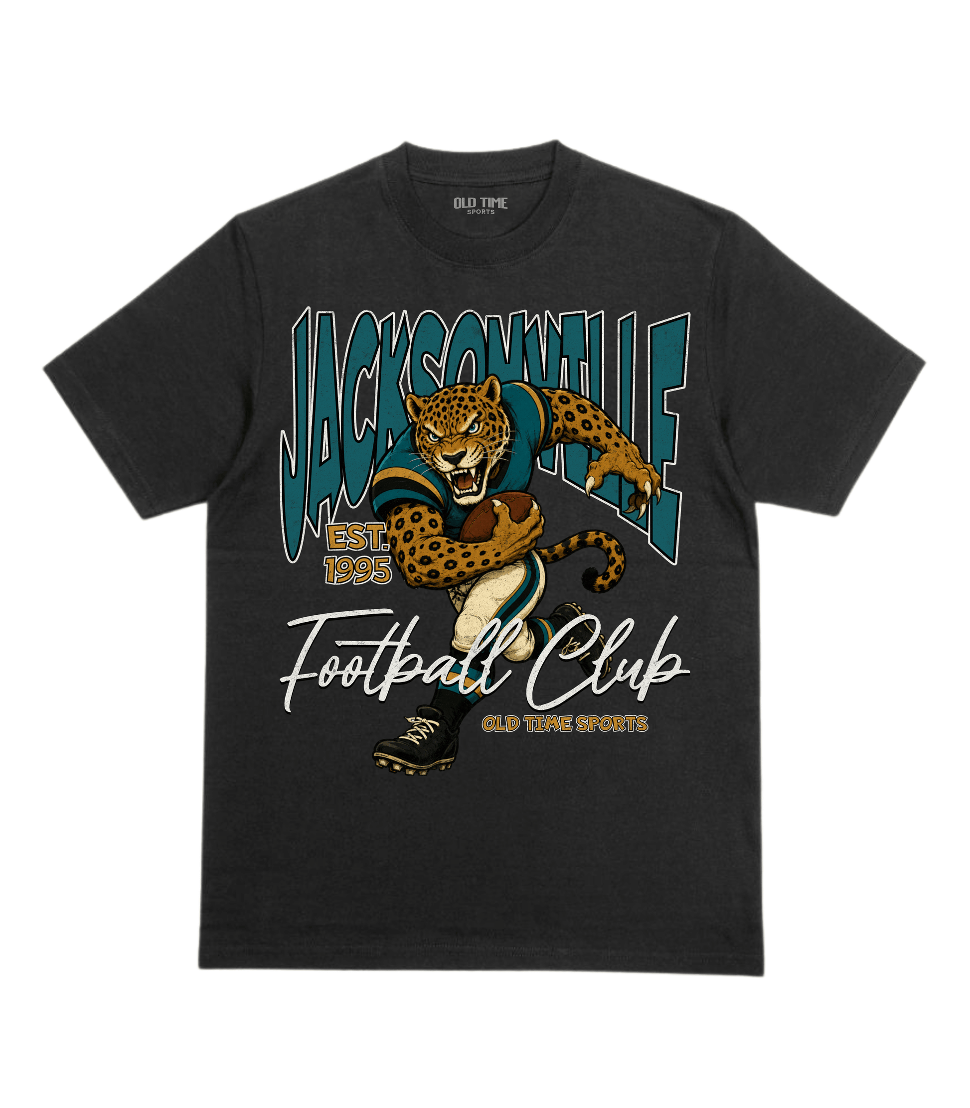 Jacksonville Football 1995 v2 T-Shirt- Old Time Sports