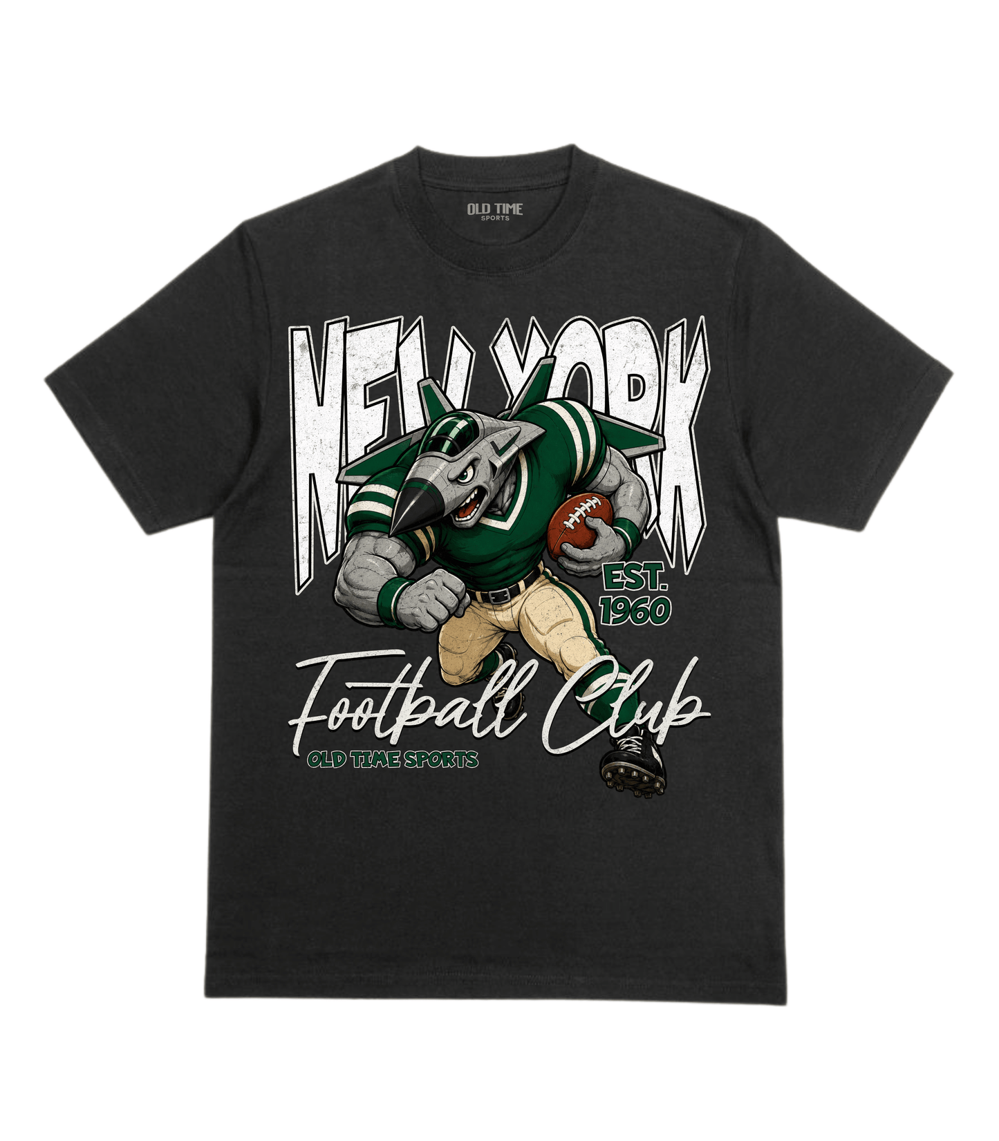New York Football 1960 v2 T-Shirt- Old Time Sports