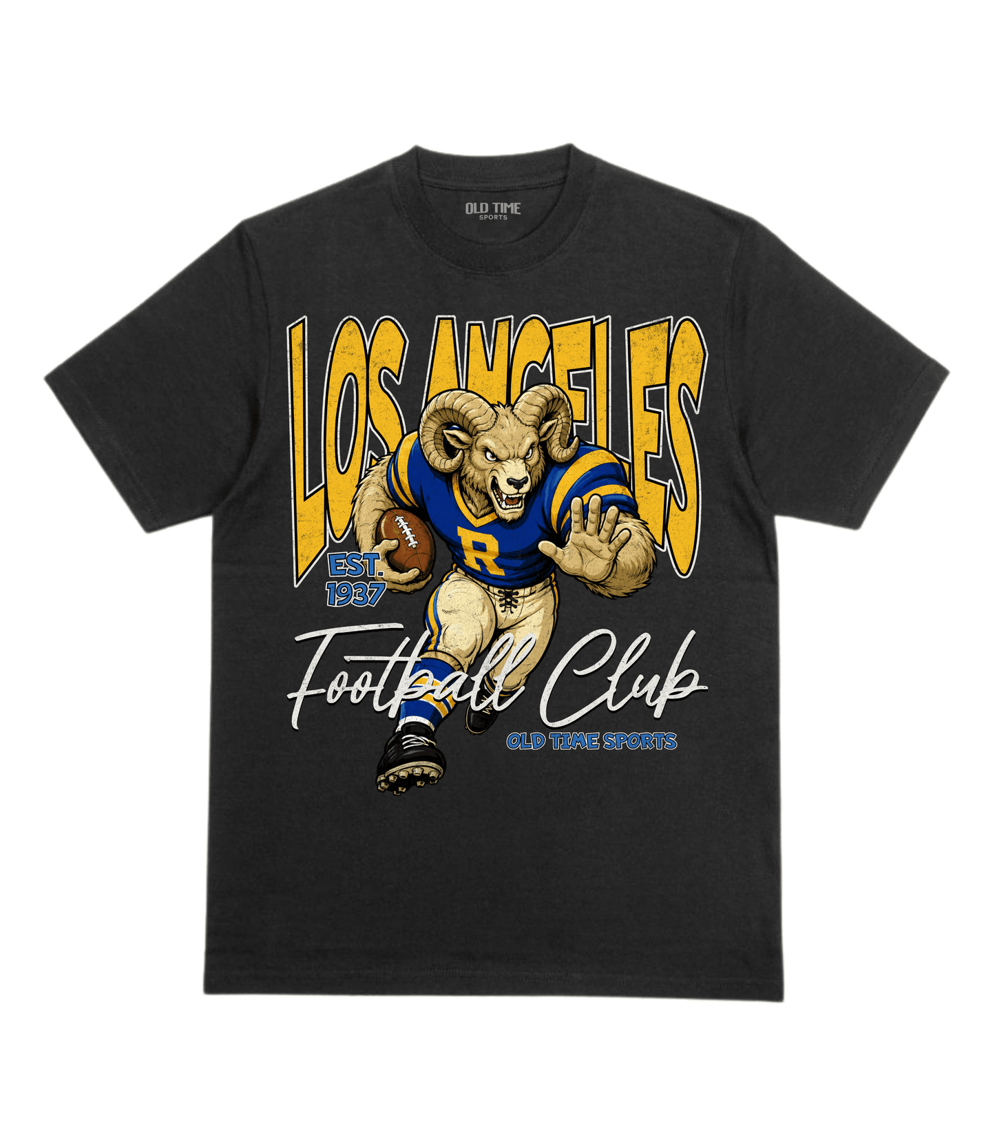 Los Angeles Football 1966 v2 T-Shirt- Old Time Sports
