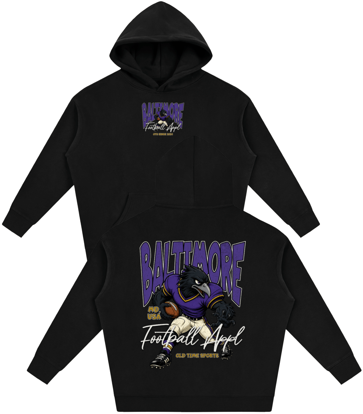 Baltimore Football Appl. Warmup Hoodie