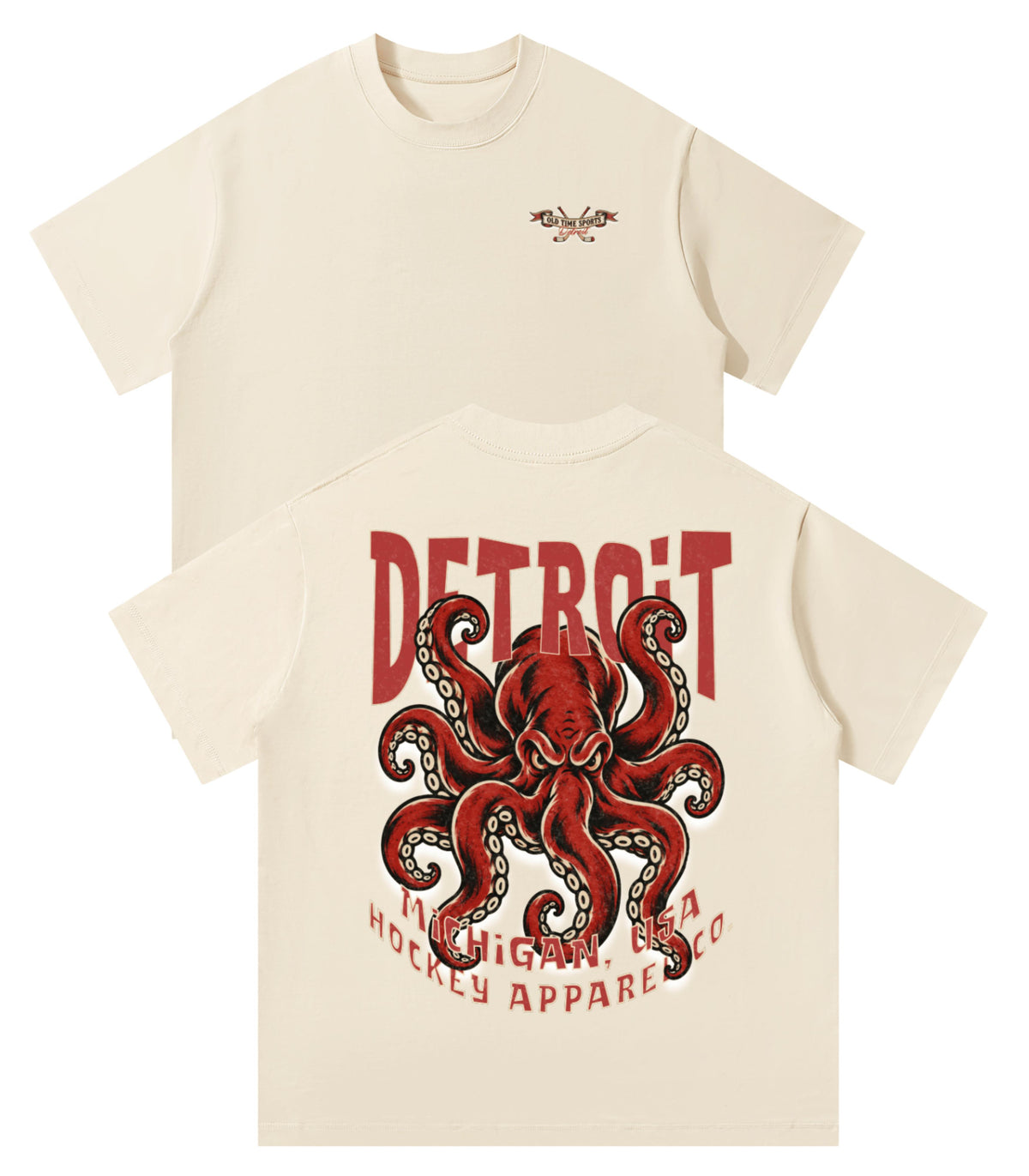 Detroit Hockey Heavyweight Tee