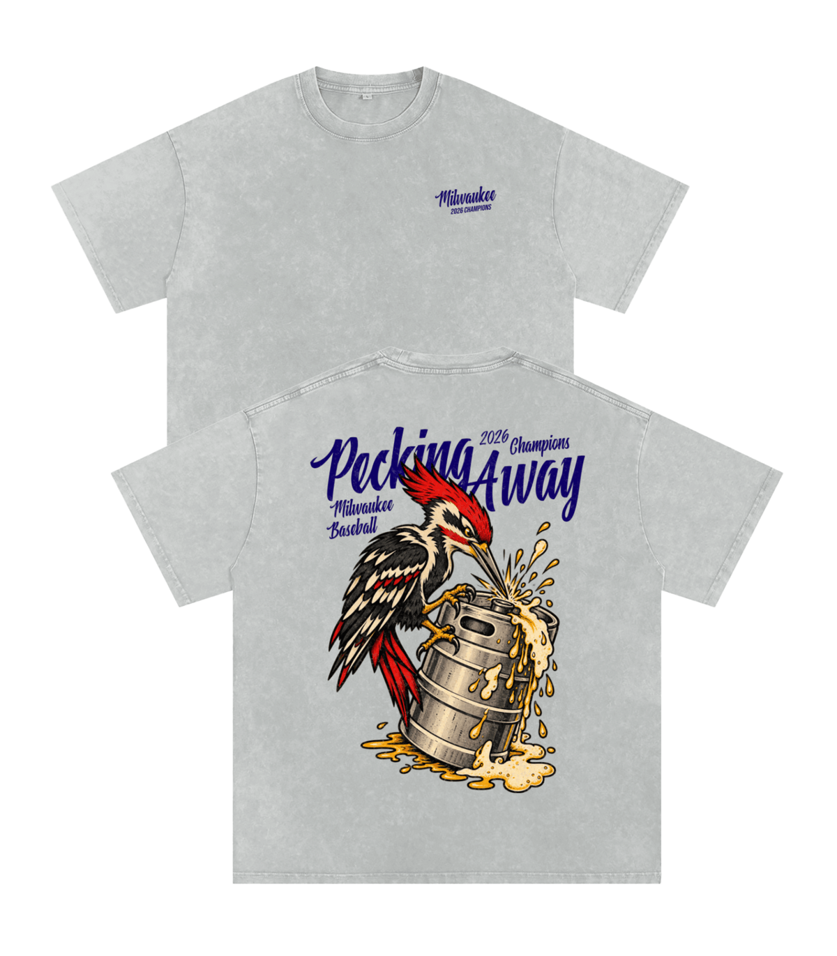 Pecking Away Heavyweight Tee
