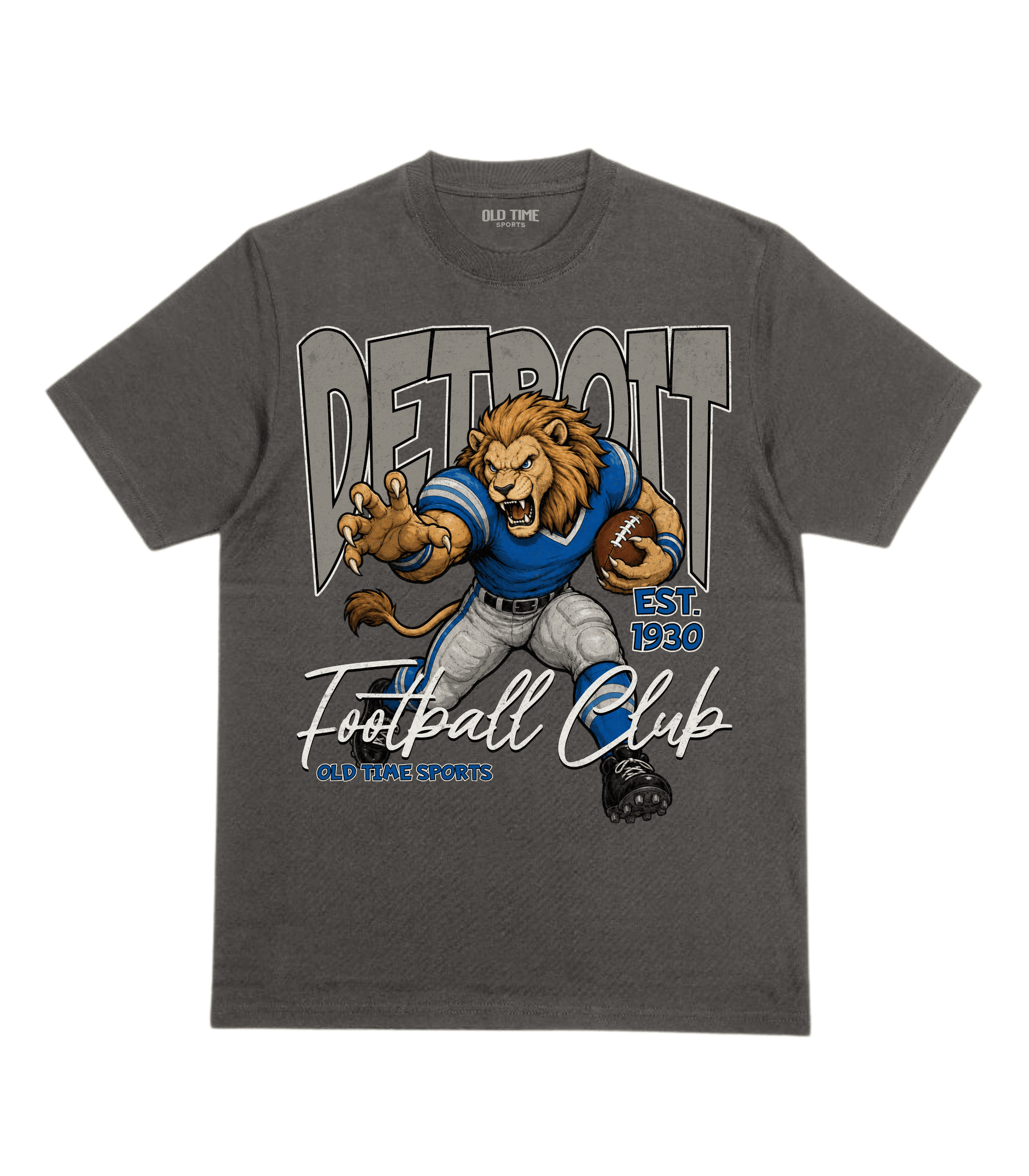 Detroit Football 1930 v2 T-Shirt- Old Time Sports
