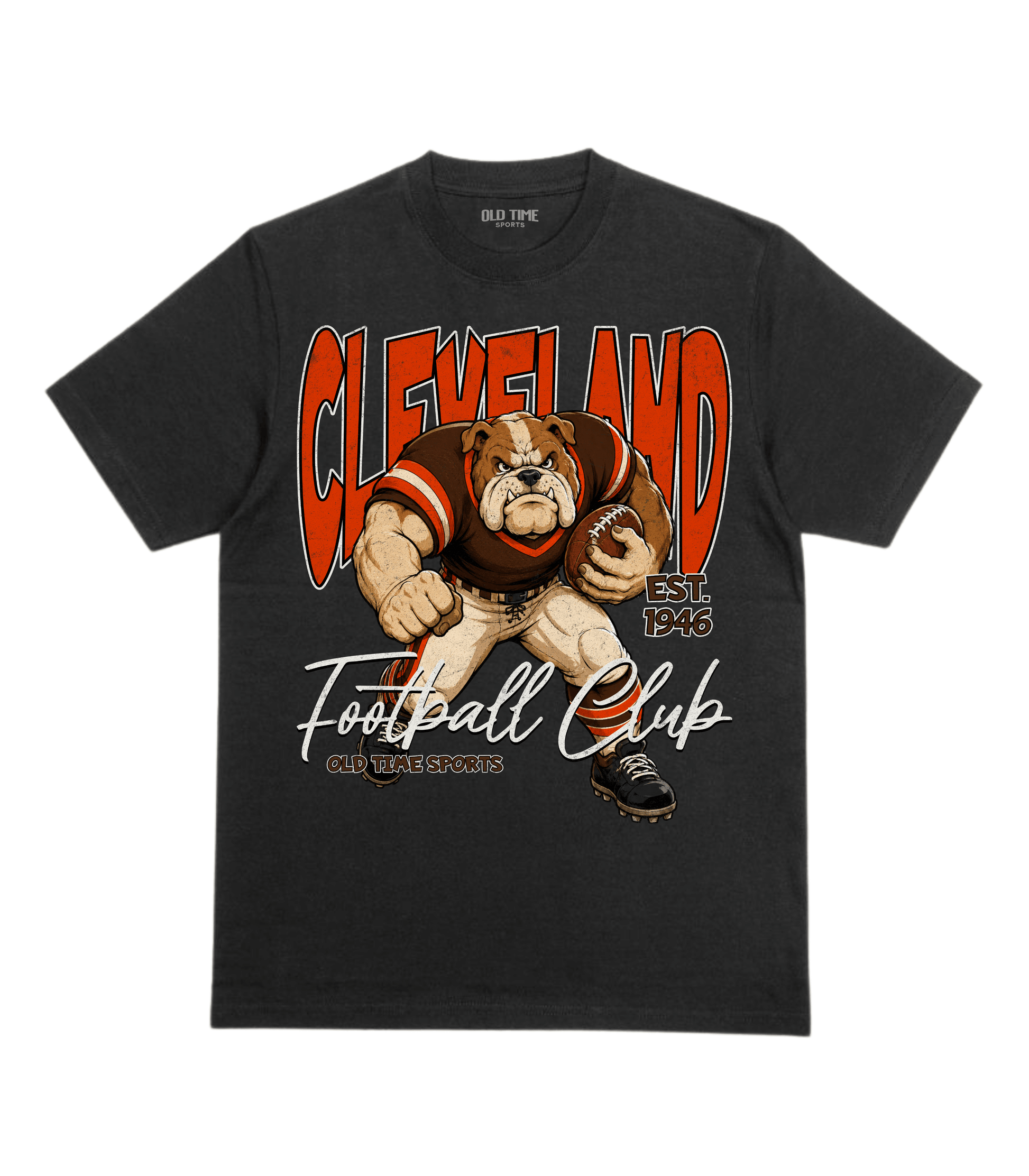Cleveland Football 1946 v2 T-Shirt- Old Time Sports