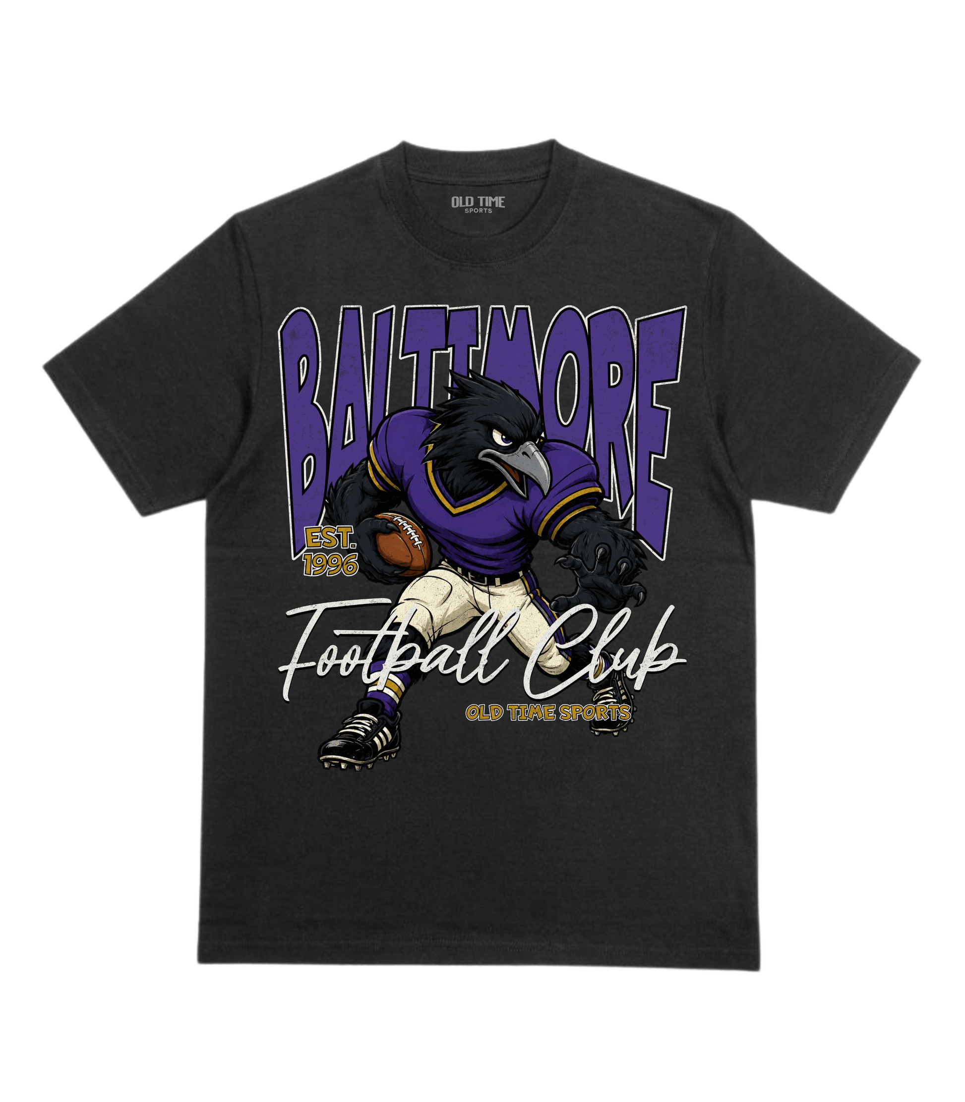 Baltimore Football 1996 v2 T-Shirt- Old Time Sports