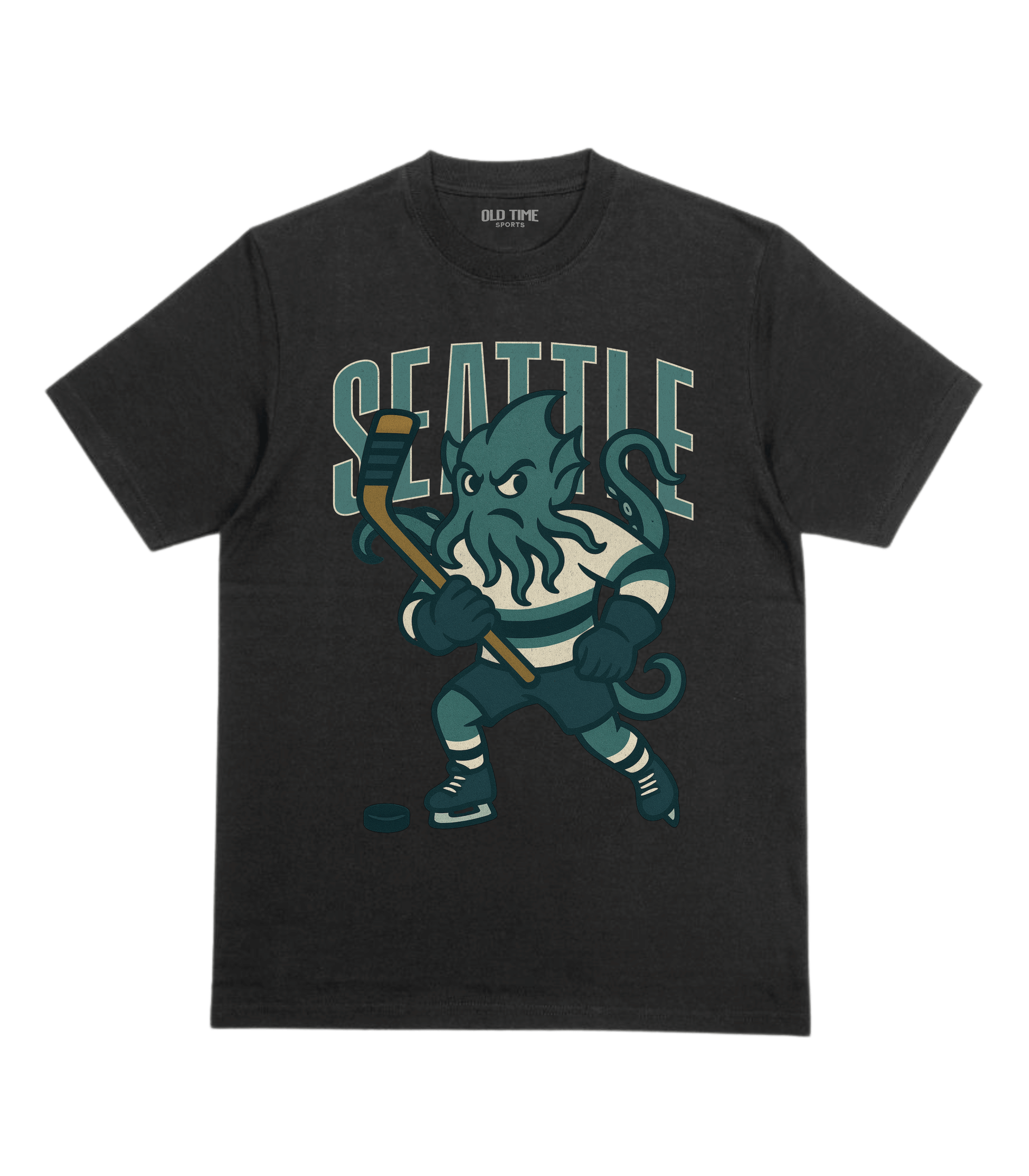Seattle Hockey v2 FRONT T-Shirt- Old Time Sports
